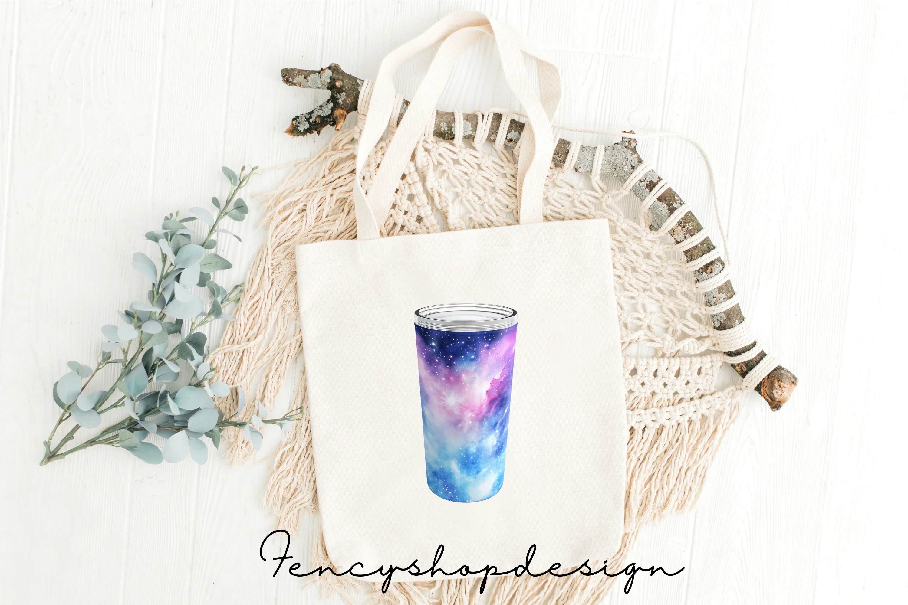 Cosmic Cloud Tumbler Clipart Bundle - Image 5
