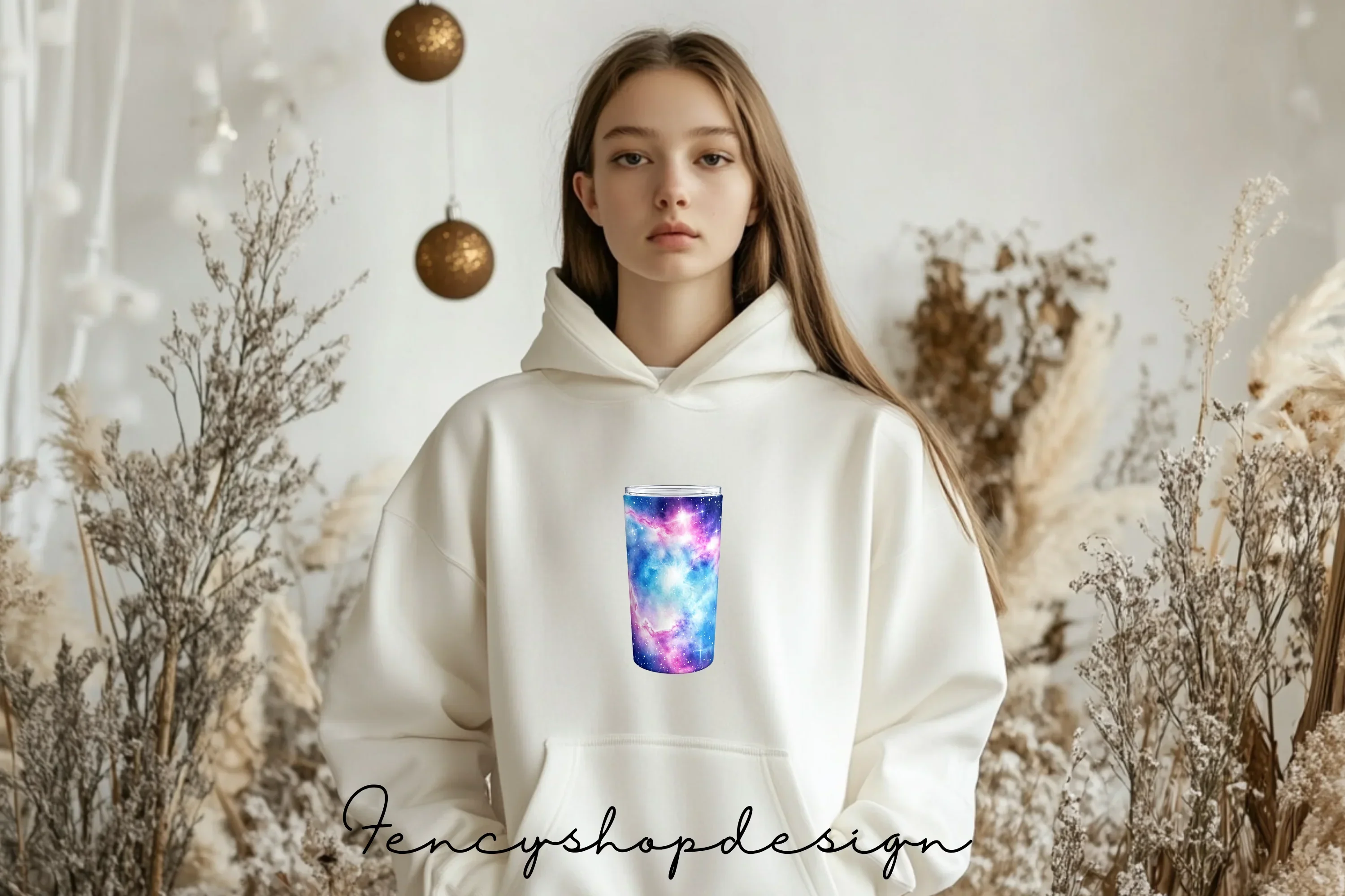 Cosmic Cloud Tumbler Clipart Bundle - Image 6