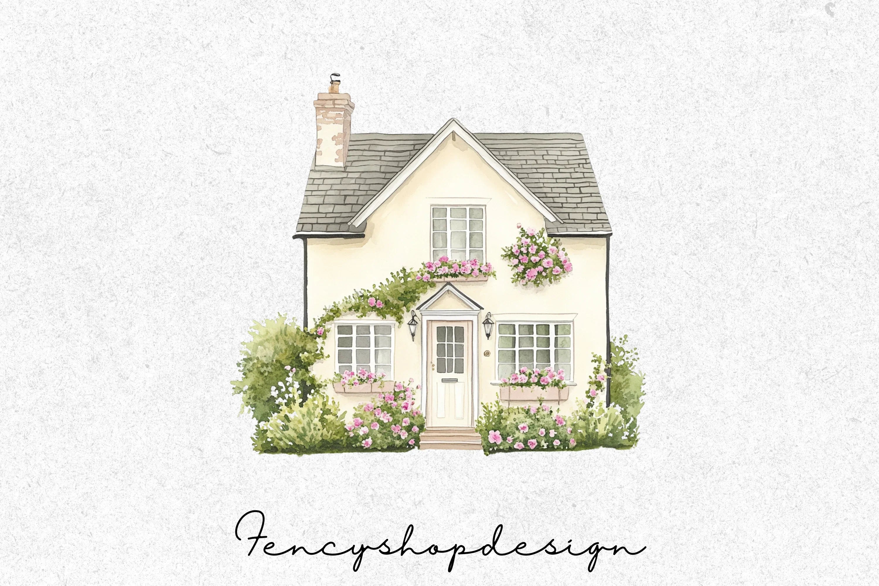 Cottage Clipart Bundle - Image 6