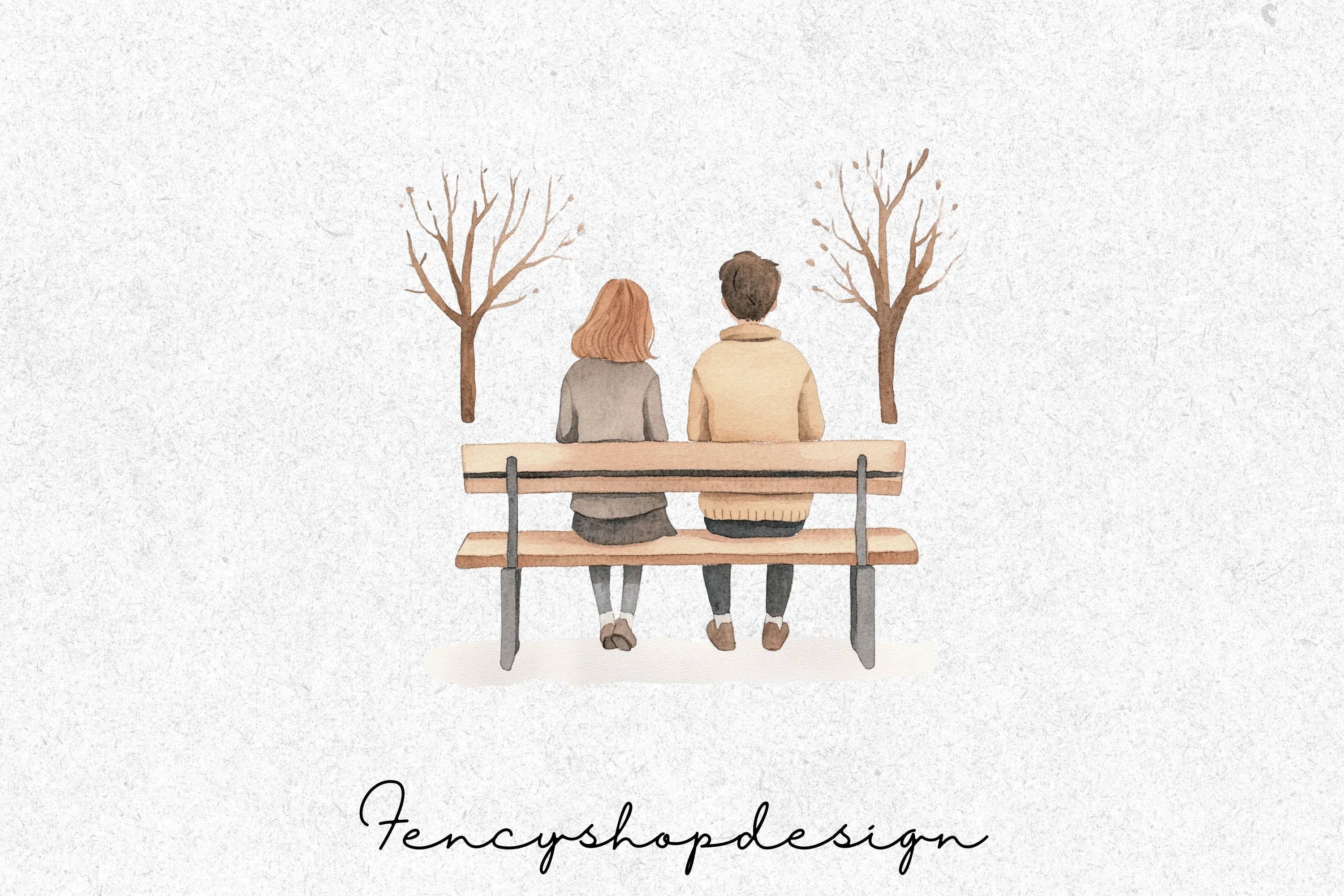 Couple Love Story Clipart Bundle - Image 2