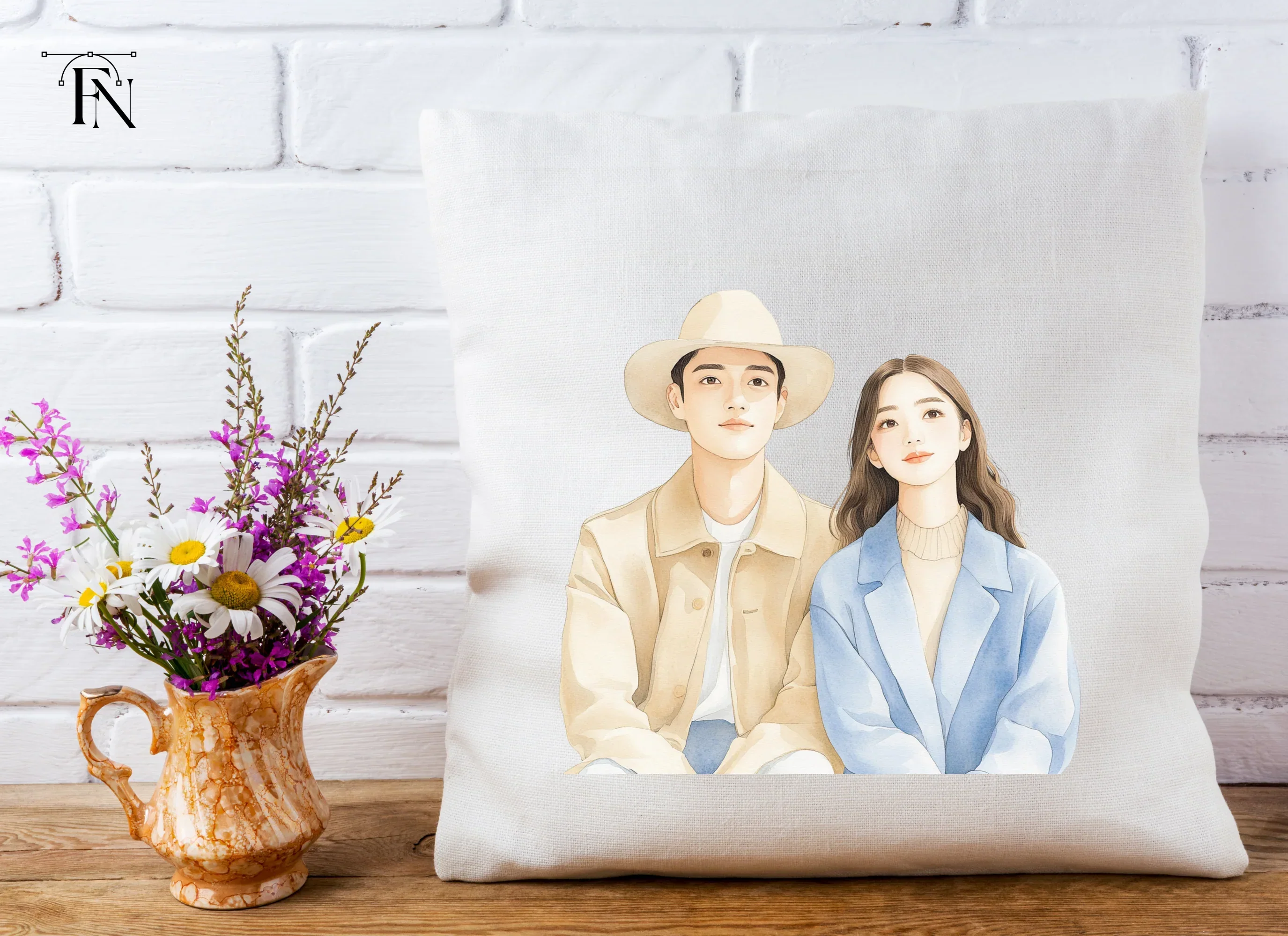 Couple Portrait Clipart Bundle - Image 4