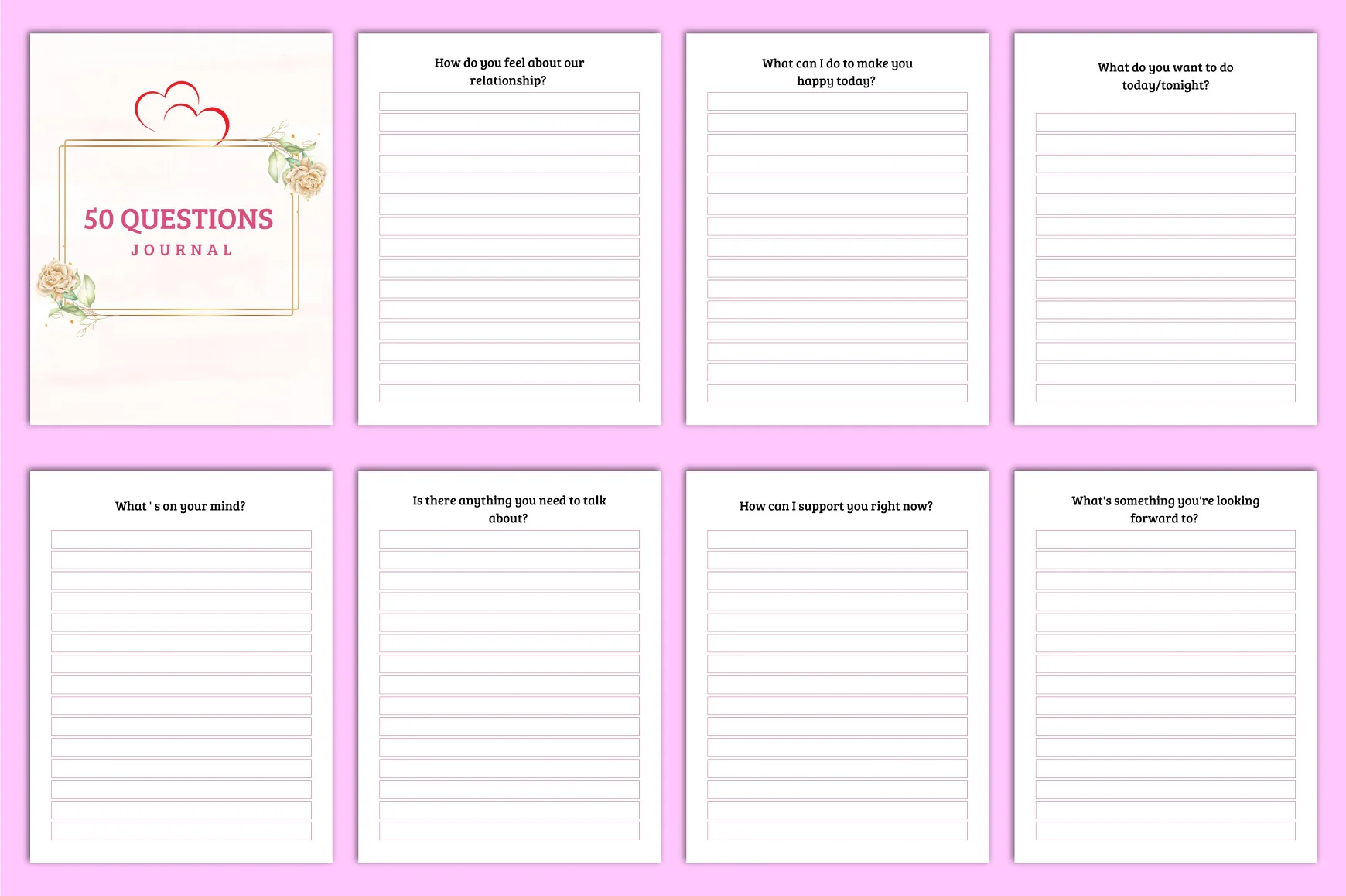 Couple's 50 Question Planner - Image 4