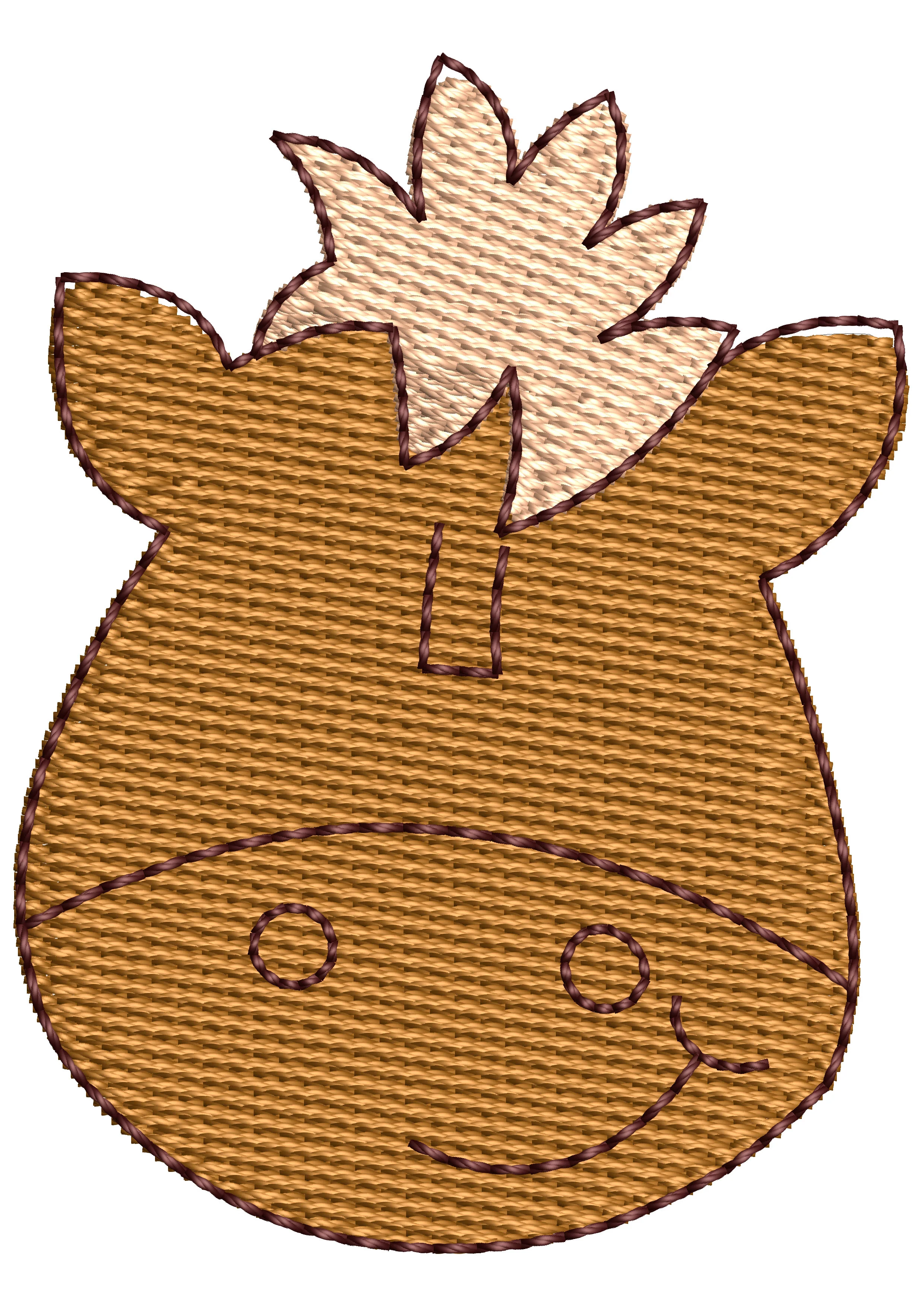 Cow Embroidery Design