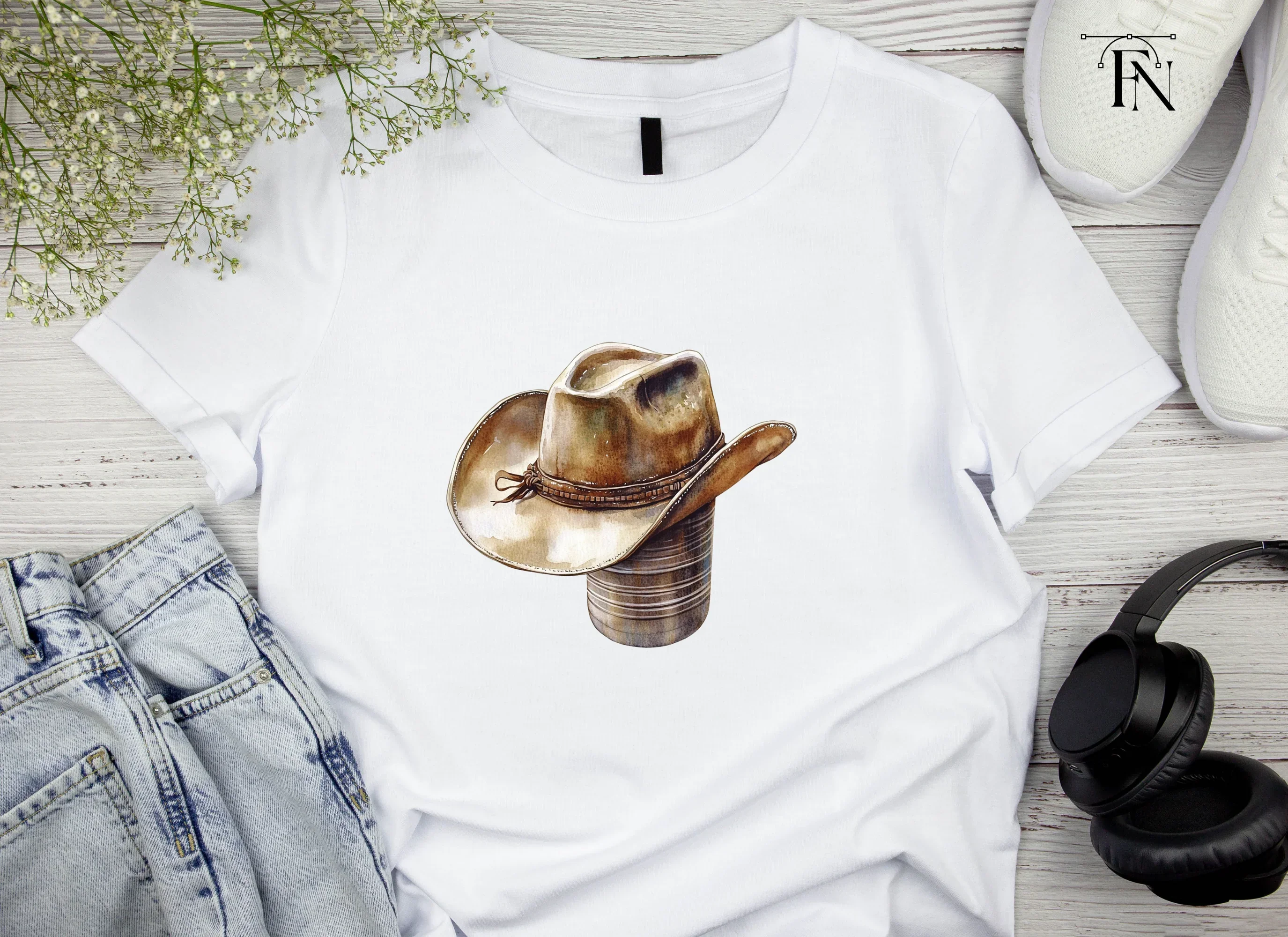 Cowboy Hat Clipart Bundle - Image 2