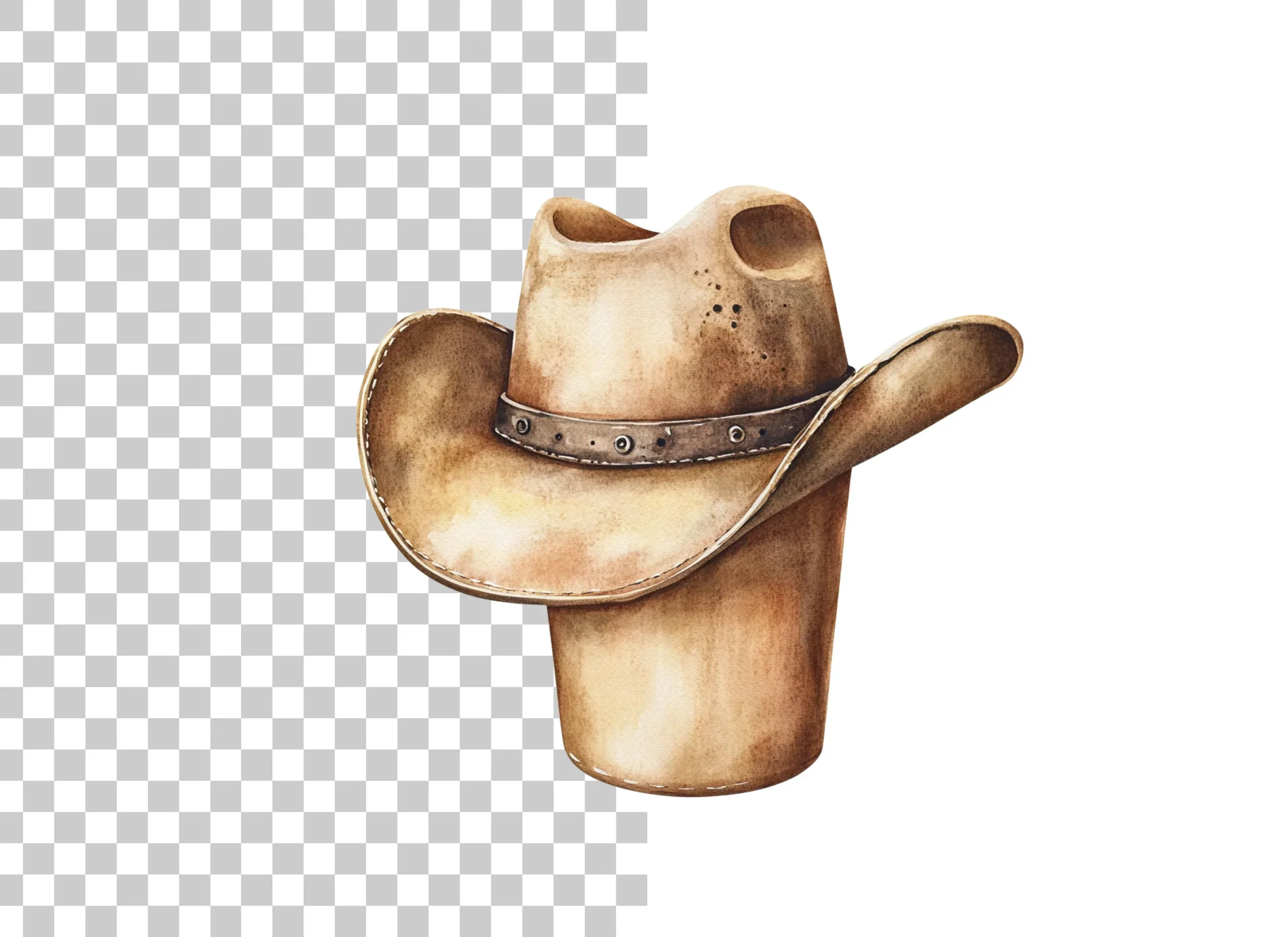 Cowboy Hat Clipart Bundle - Image 6