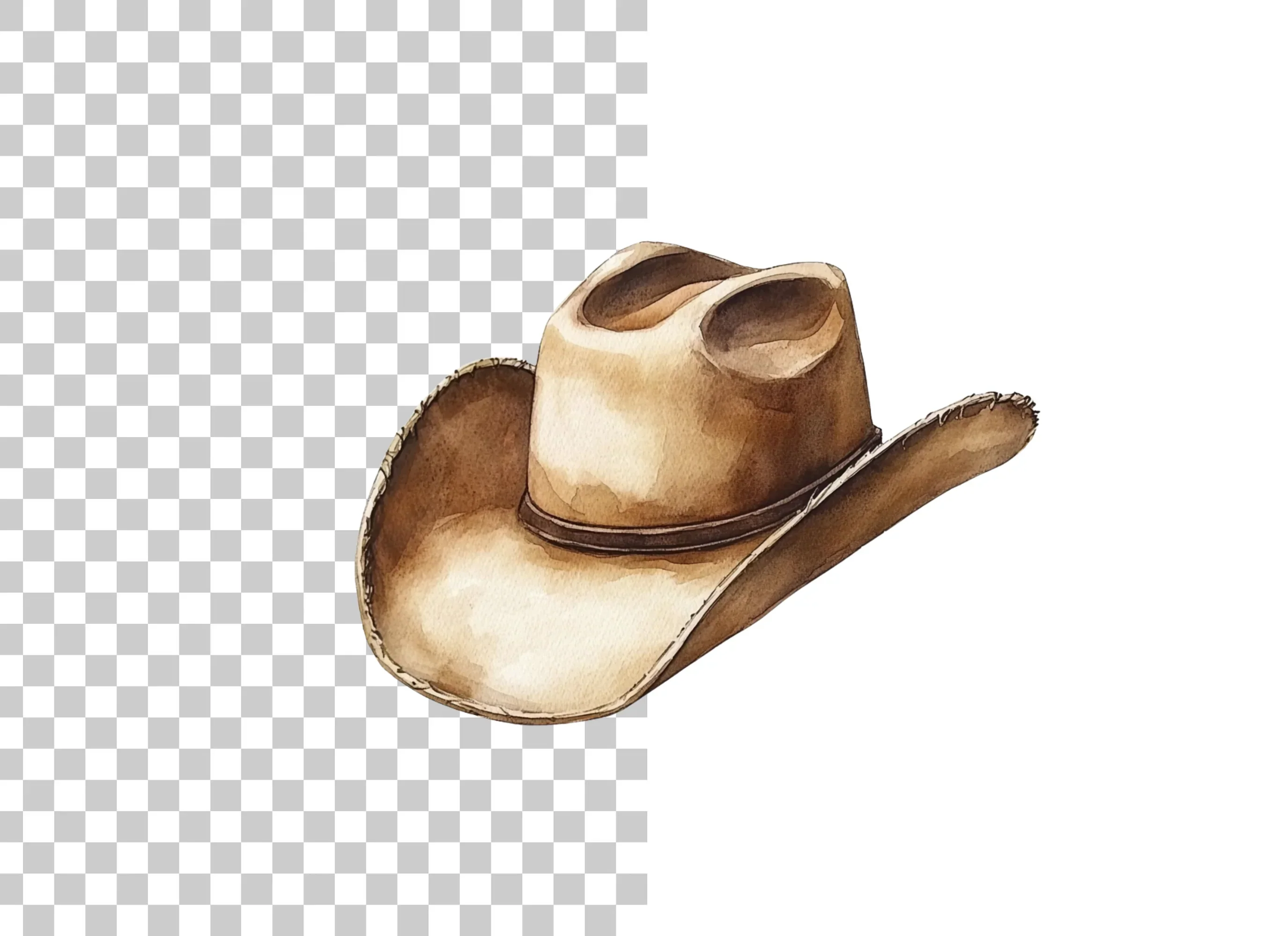 Cowboy Hat Clipart Bundle - Image 2