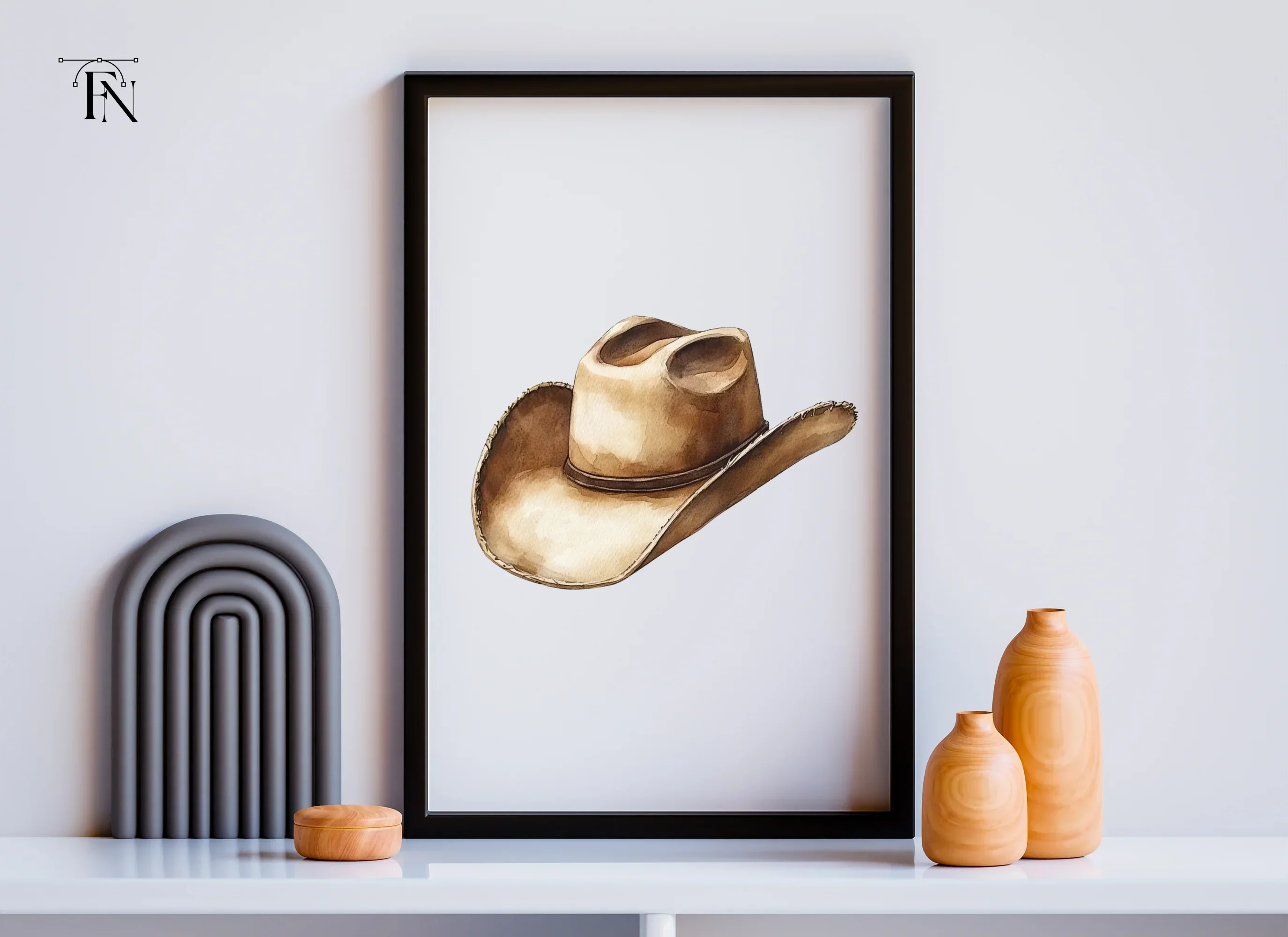 Cowboy Hat Clipart Bundle - Image 6