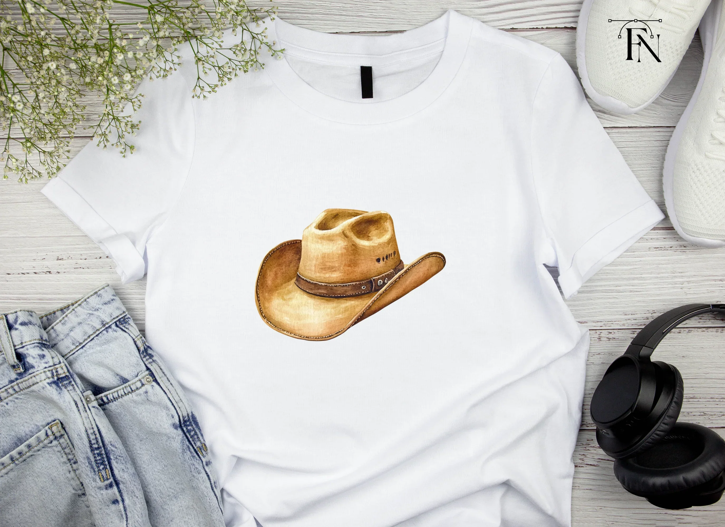 Cowboy Hat Clipart Bundle - Image 4