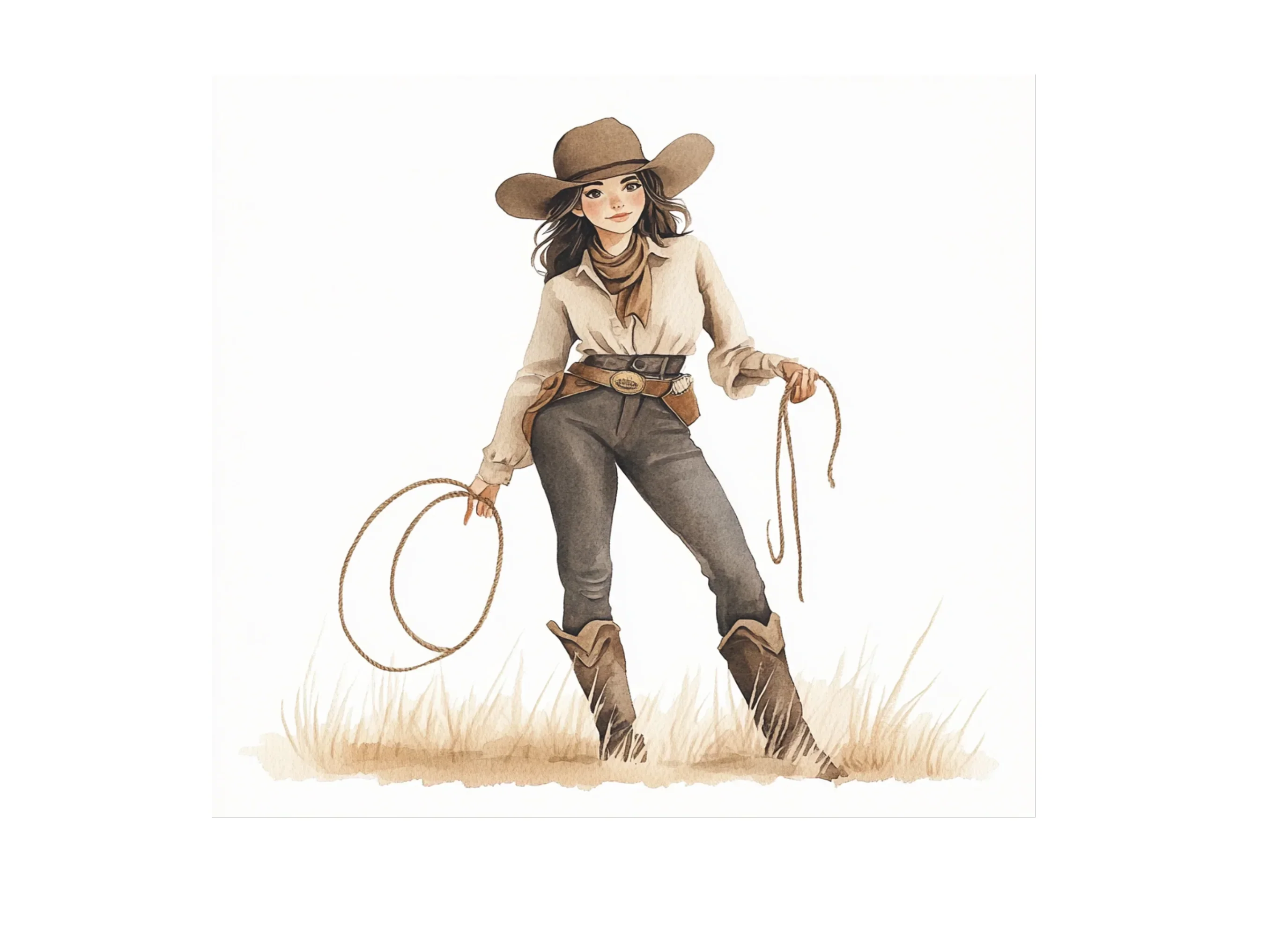 Cowgirl Clipart Bundle - Image 2