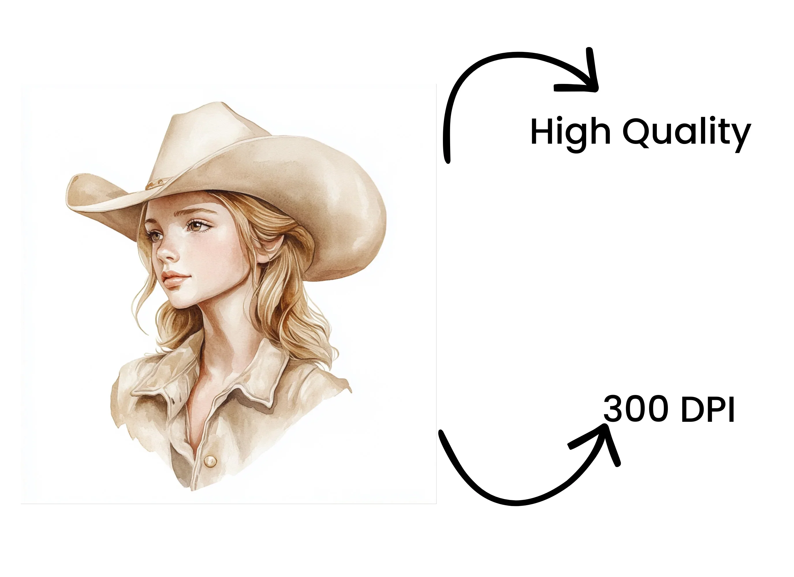 Cowgirl Clipart Bundle - Image 4