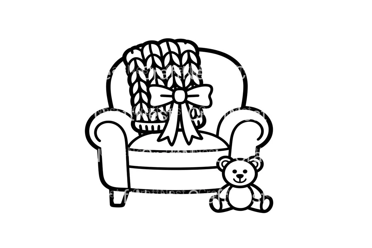 Cozy Armchair Winter Coloring Books - Image 2