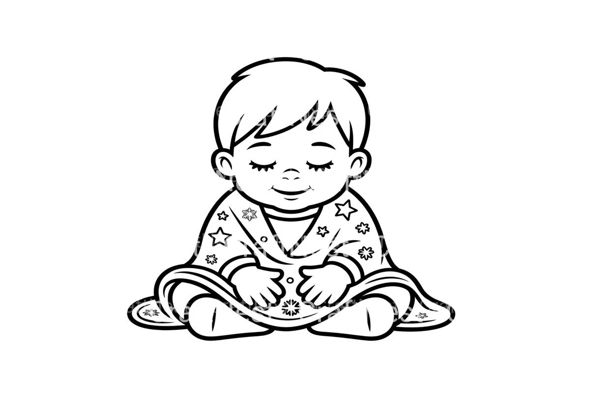 Cozy Babies Winter Coloring Books - Image 4