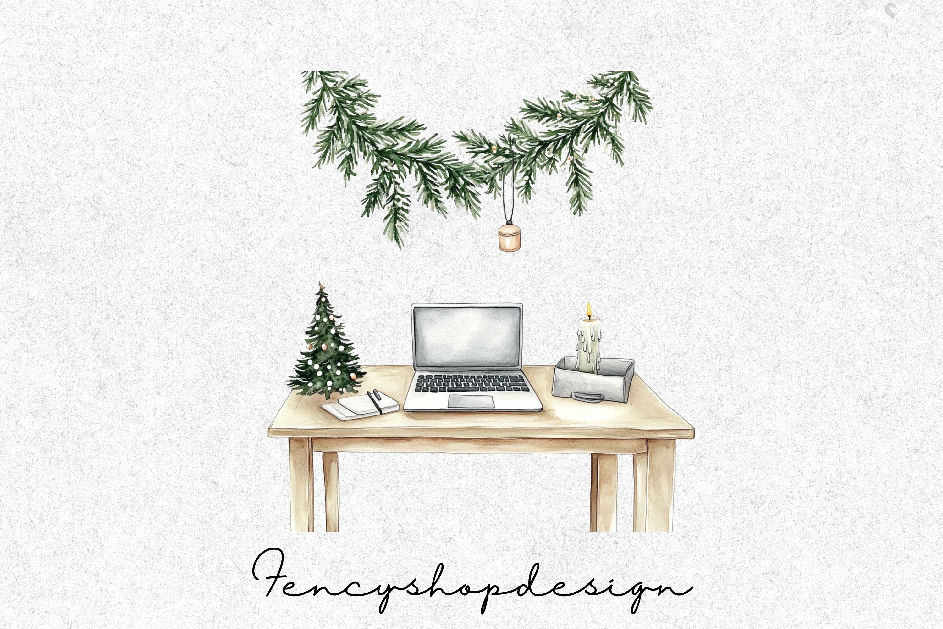 Cozy Christmas Clipart Bundle - Image 3