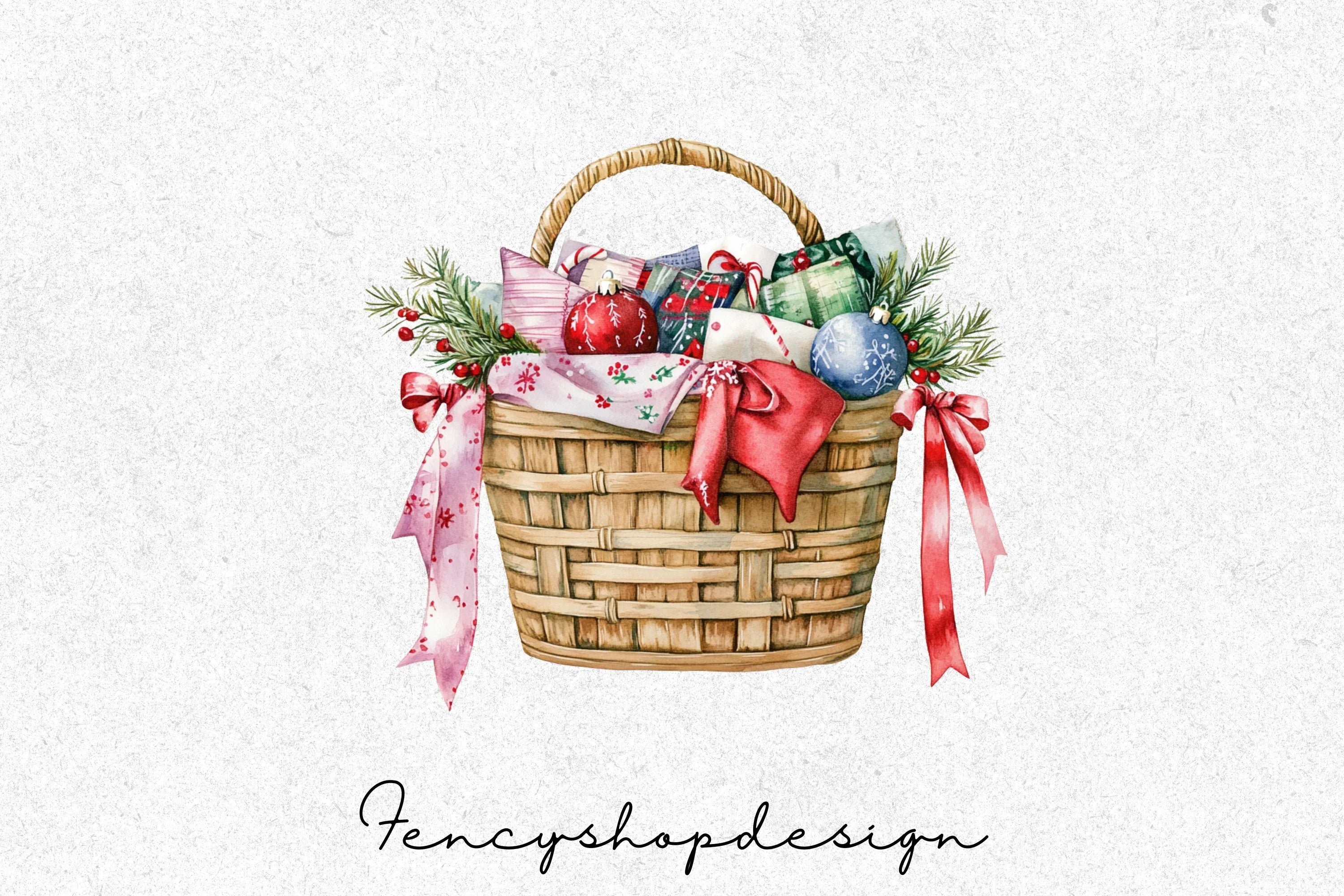 Cozy Christmas Crafting Clipart Bundle - Image 8