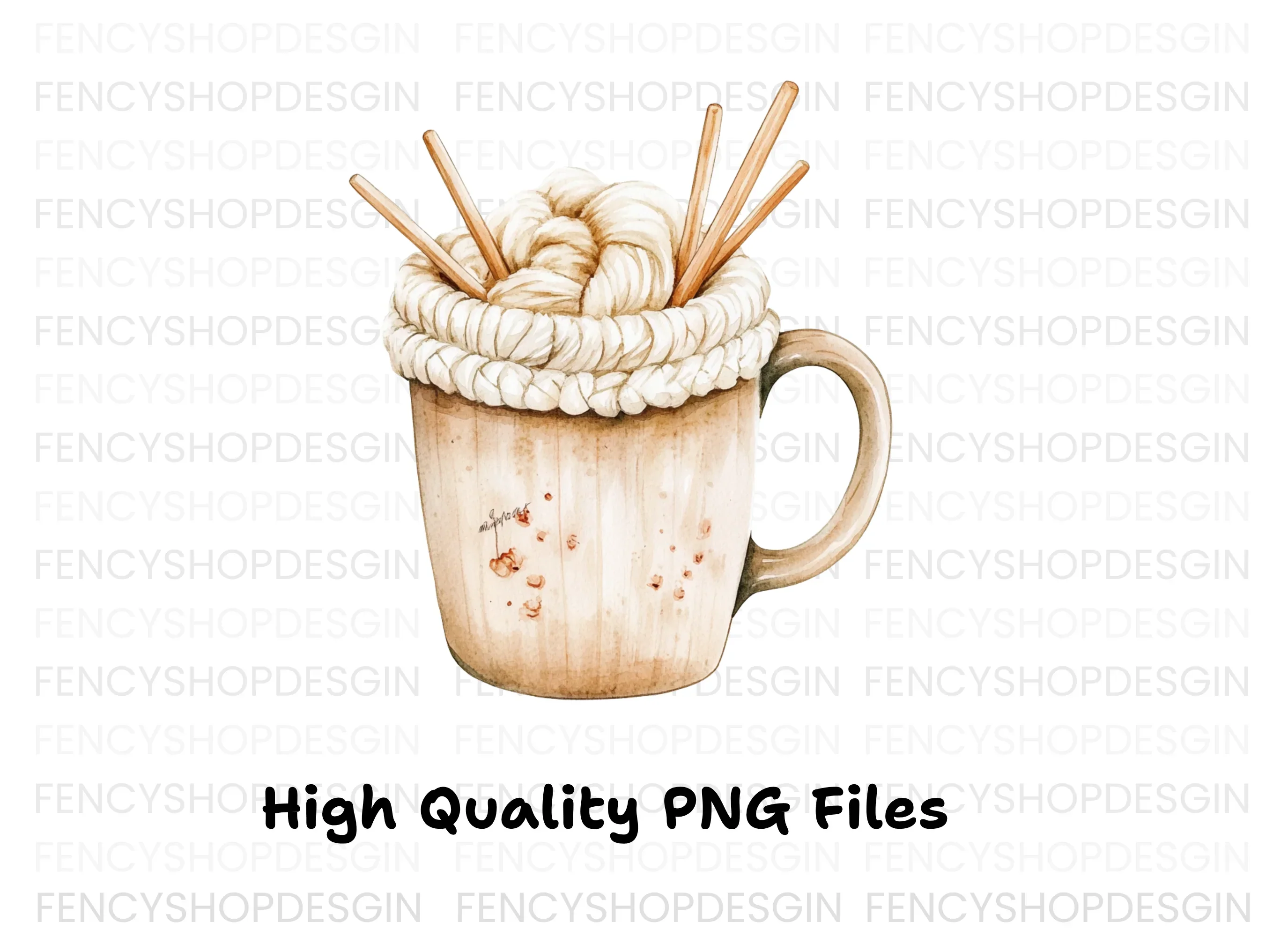 Cozy Knitted Clipart Bundle - Image 3