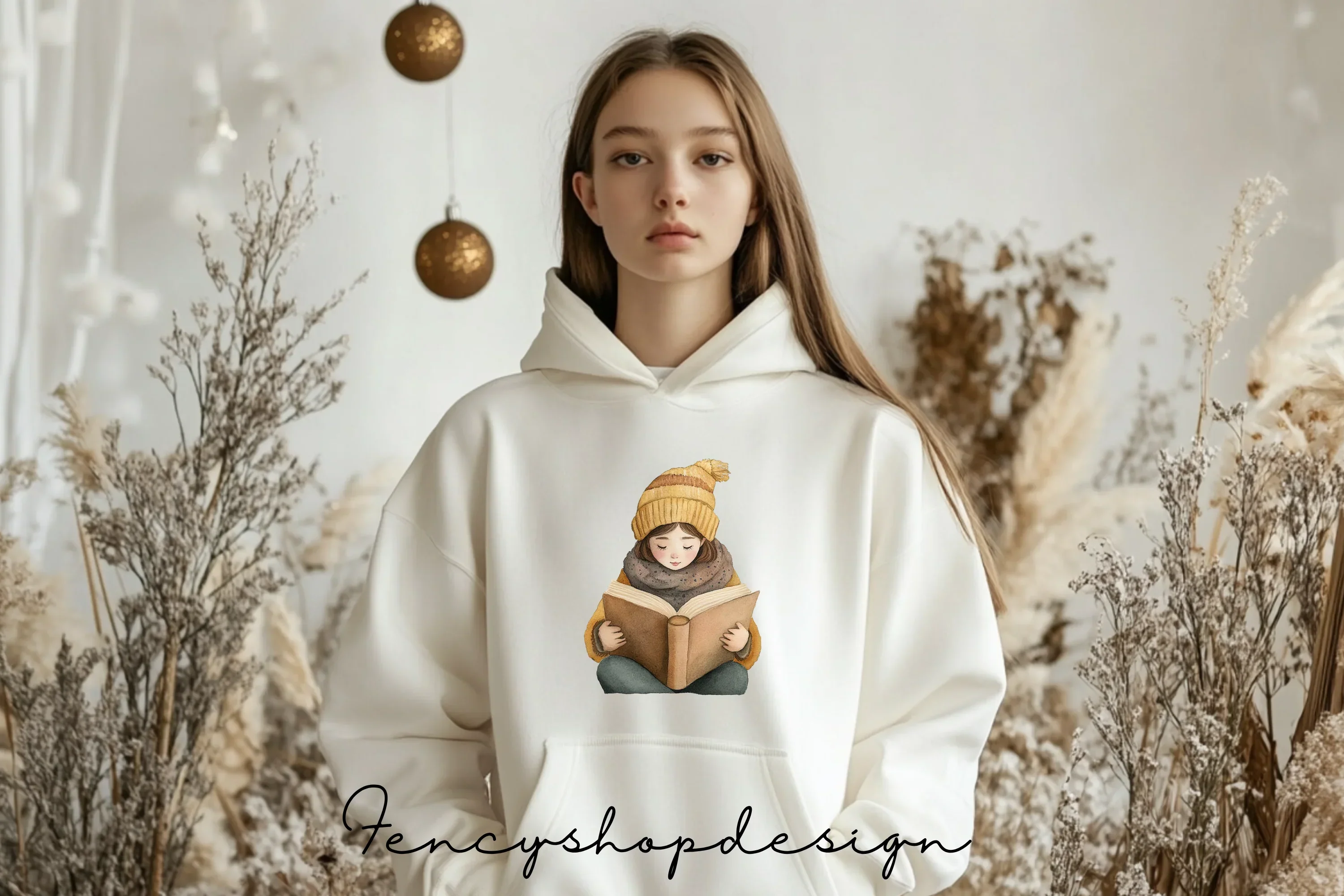 Cozy Reading Clipart Bundle - Image 5