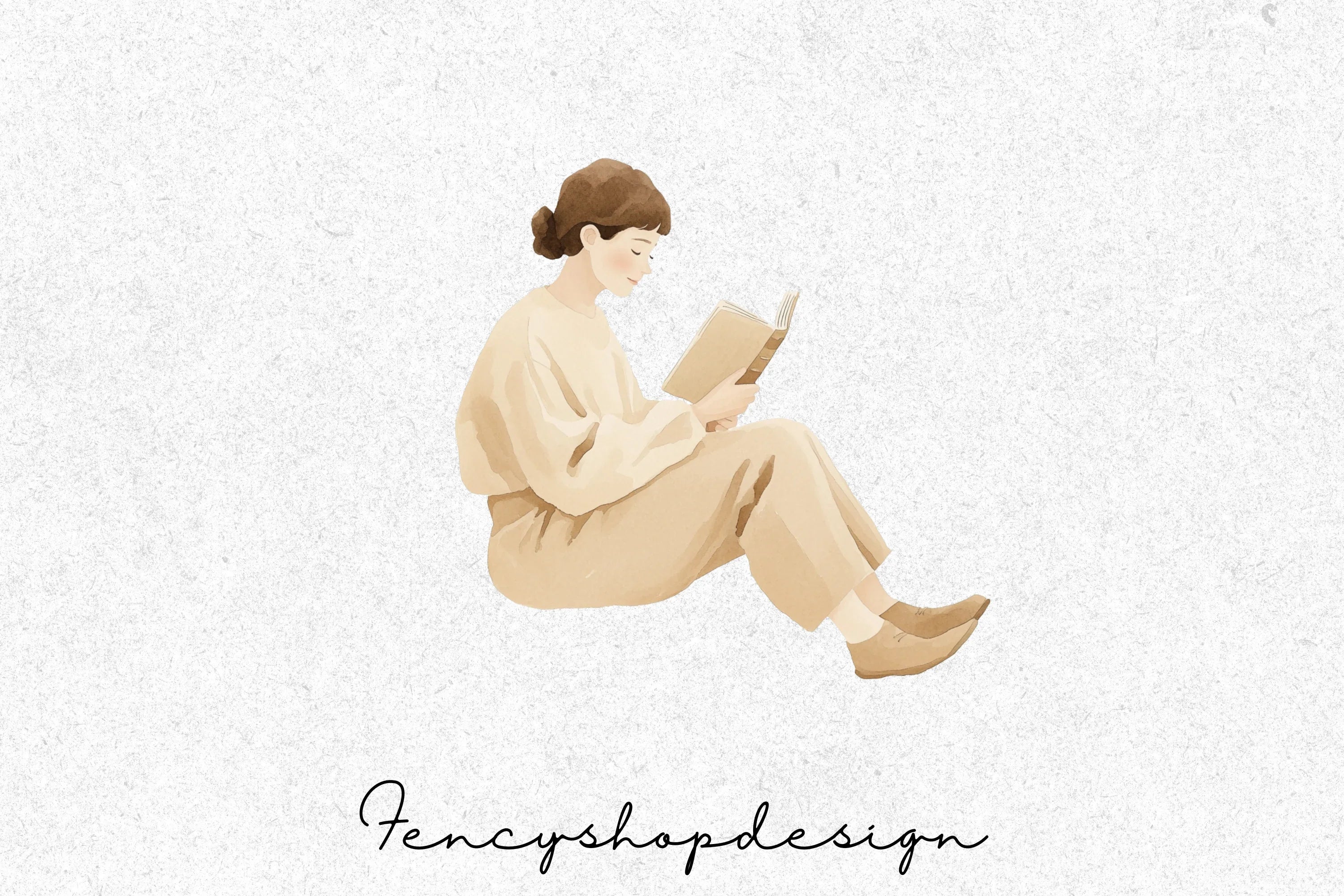 Cozy Reading Clipart Bundle - Image 7