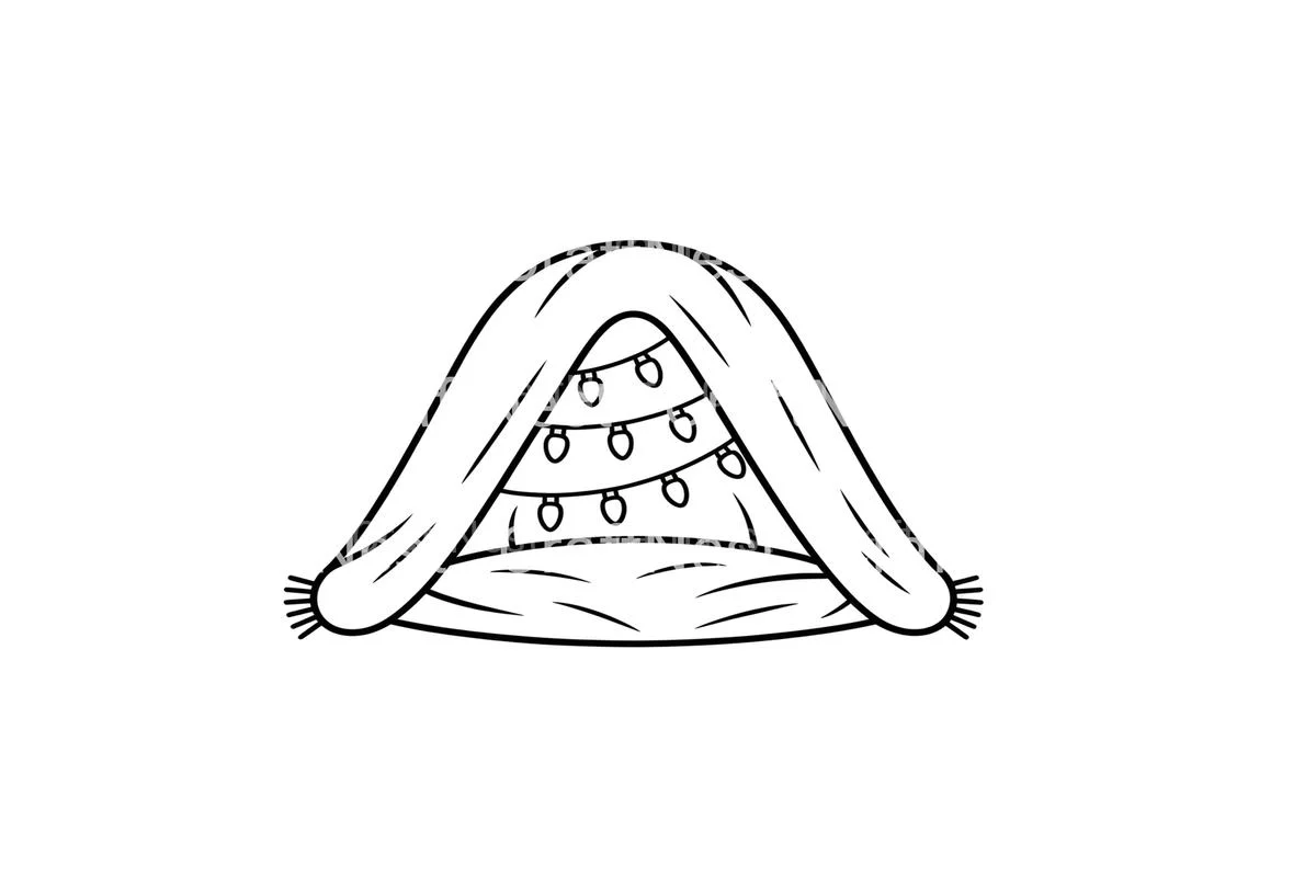 Cozy Tent Forts for Kids Coloring Books - Image 2