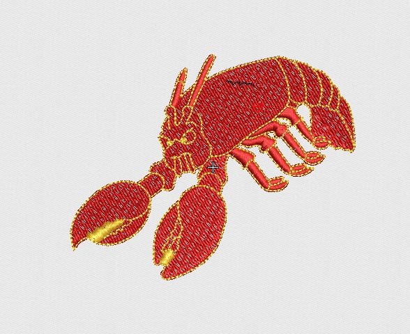 Crab Embroidery Design