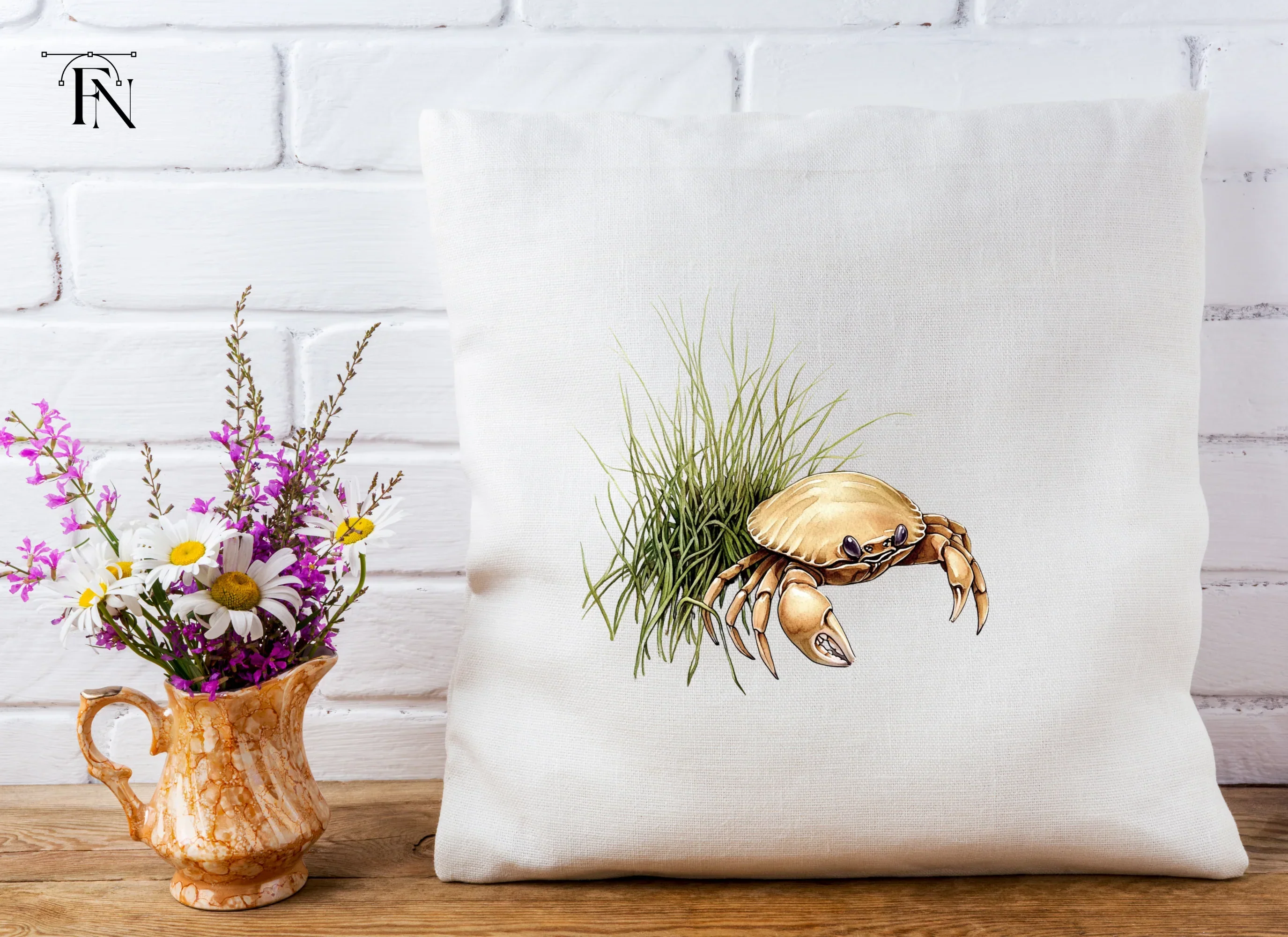 Crabs and Seaweed Clipart Bundle - Image 4