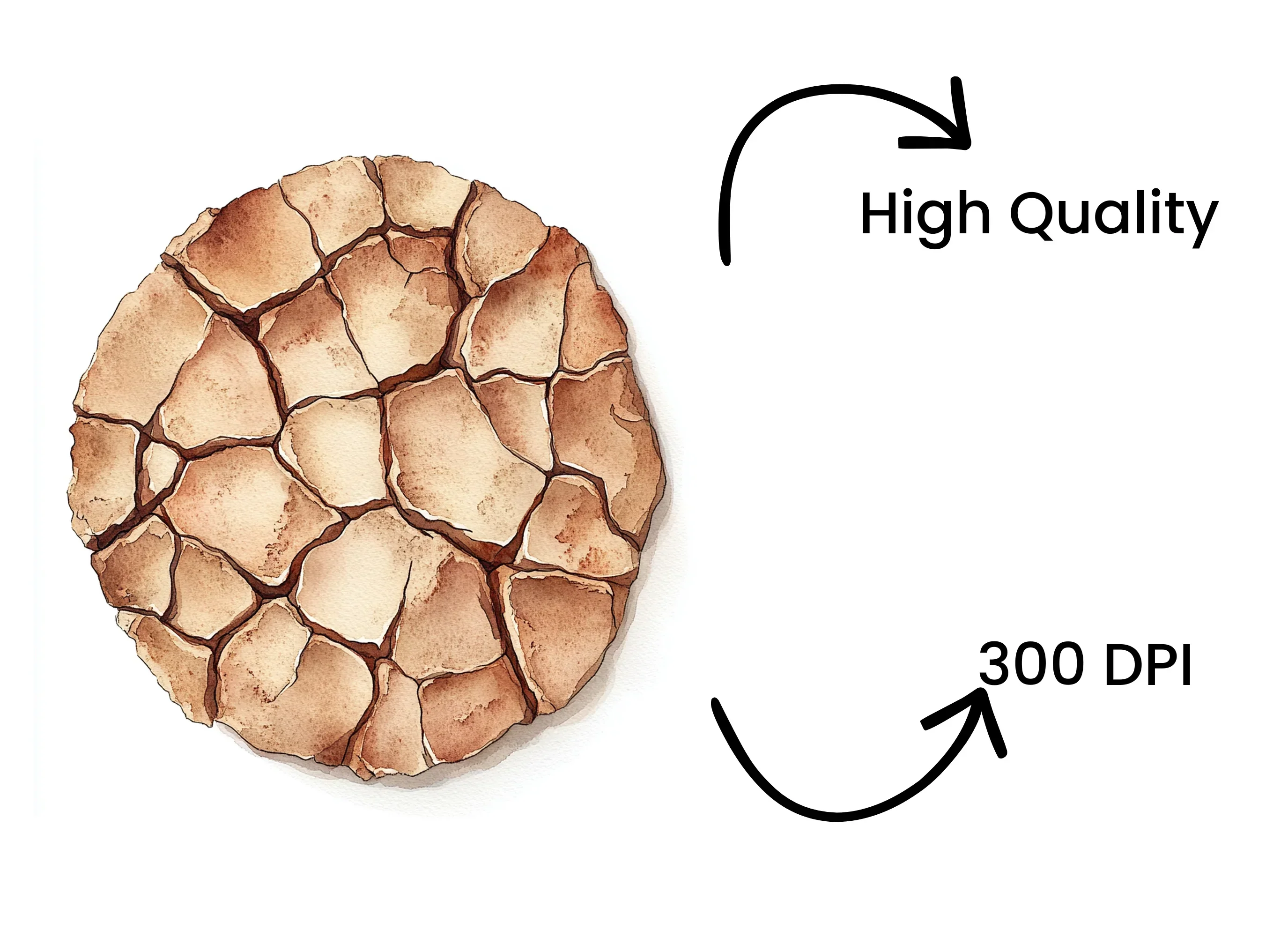 Cracked Earth Clipart Bundle - Image 4