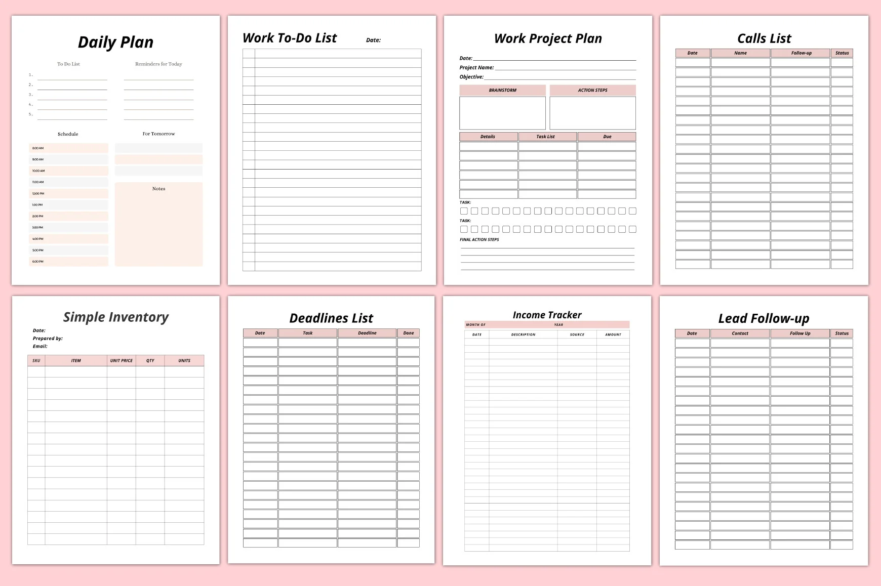 Craft Handmade Business Planner - Image 2