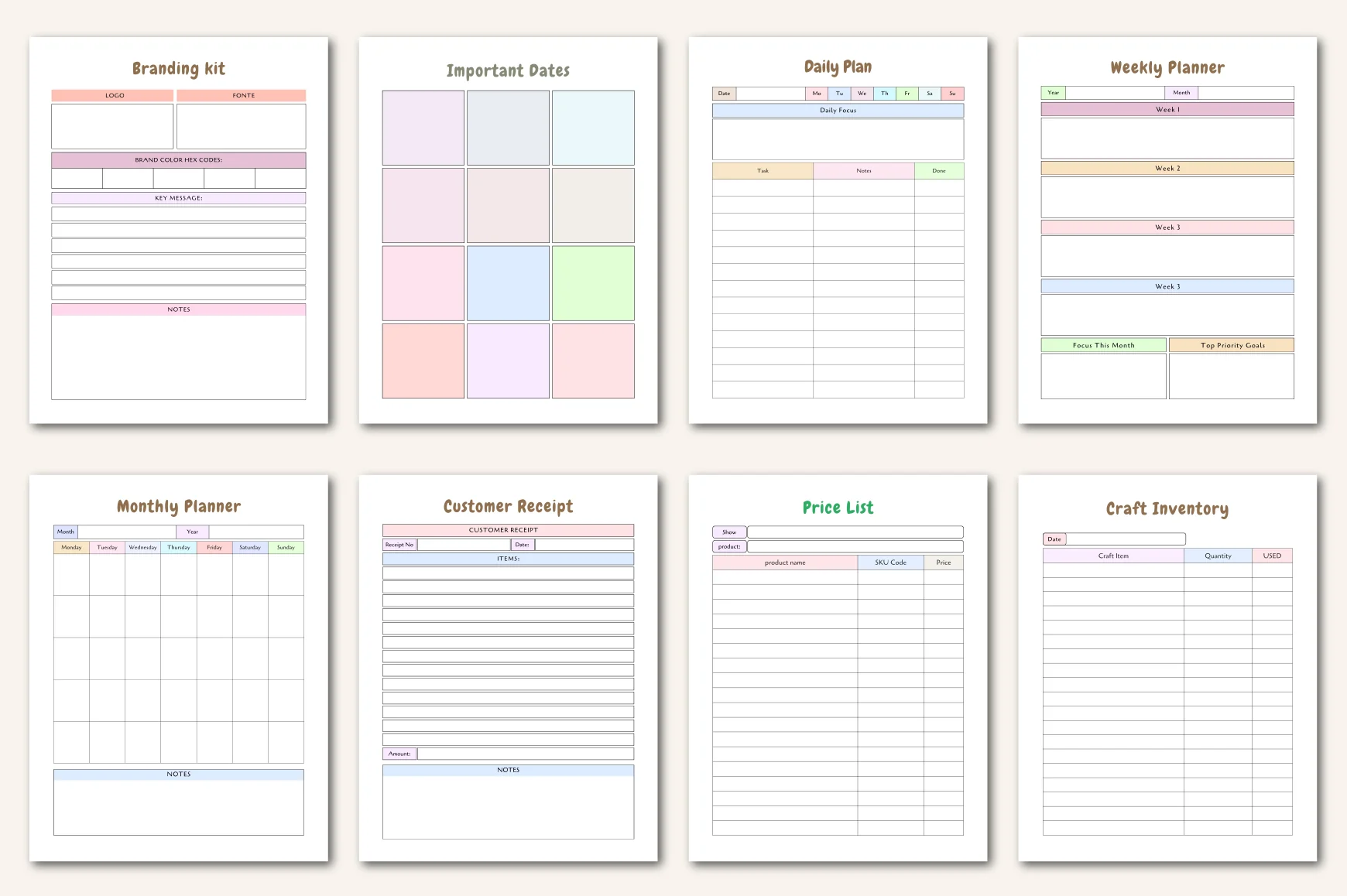Crafting Business Workbook - Image 3