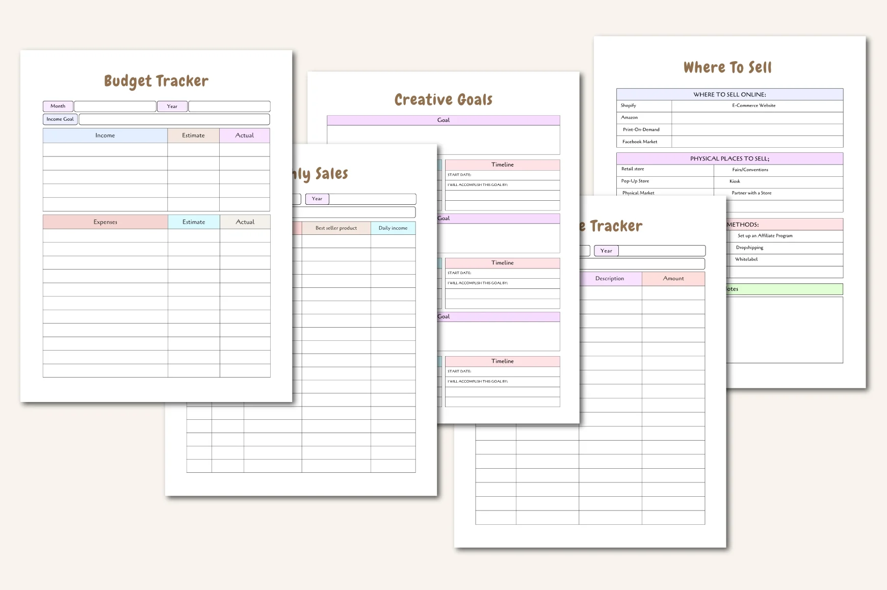 Crafting Business Workbook - Image 4