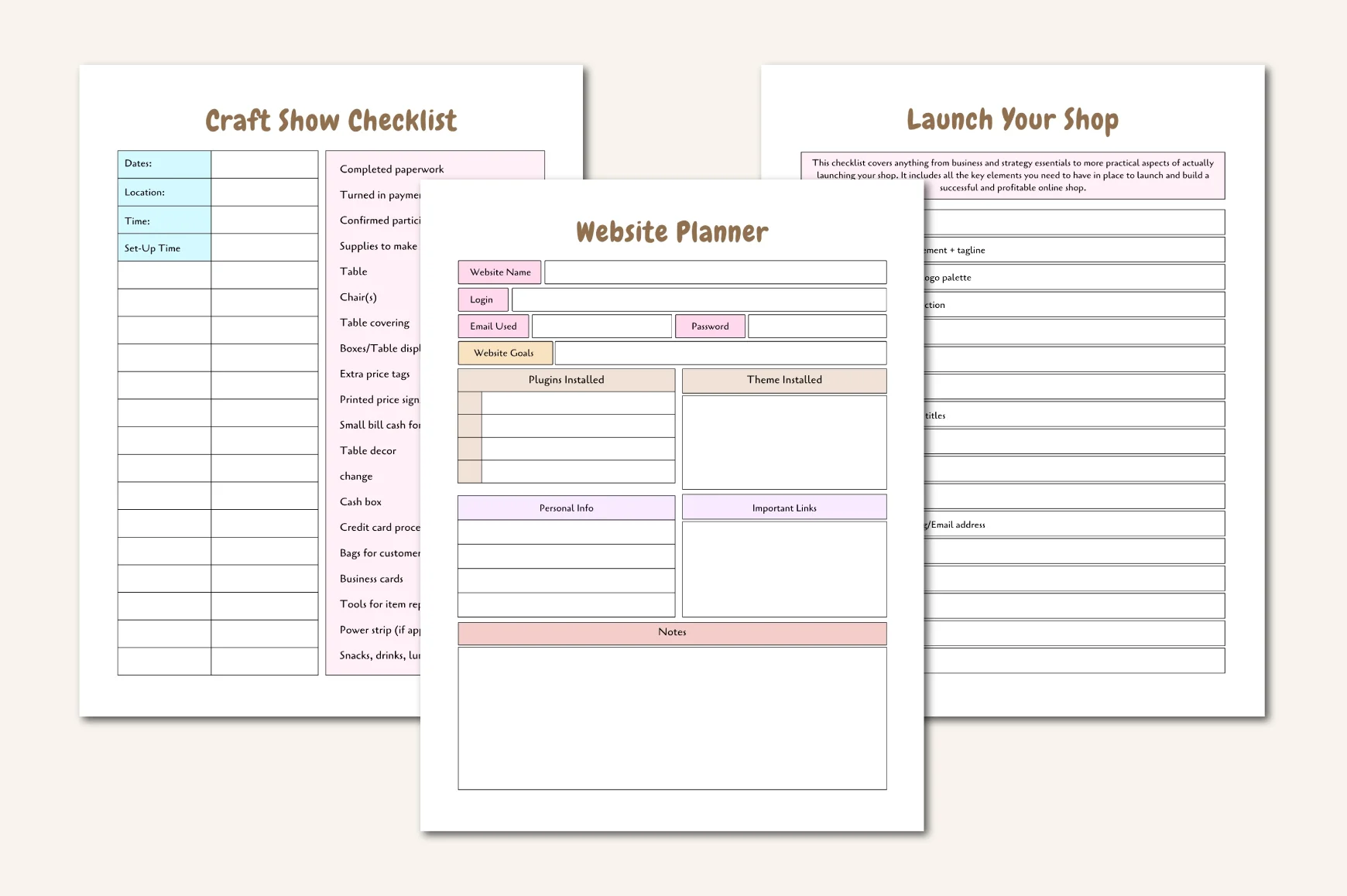 Crafting Business Workbook - Image 6