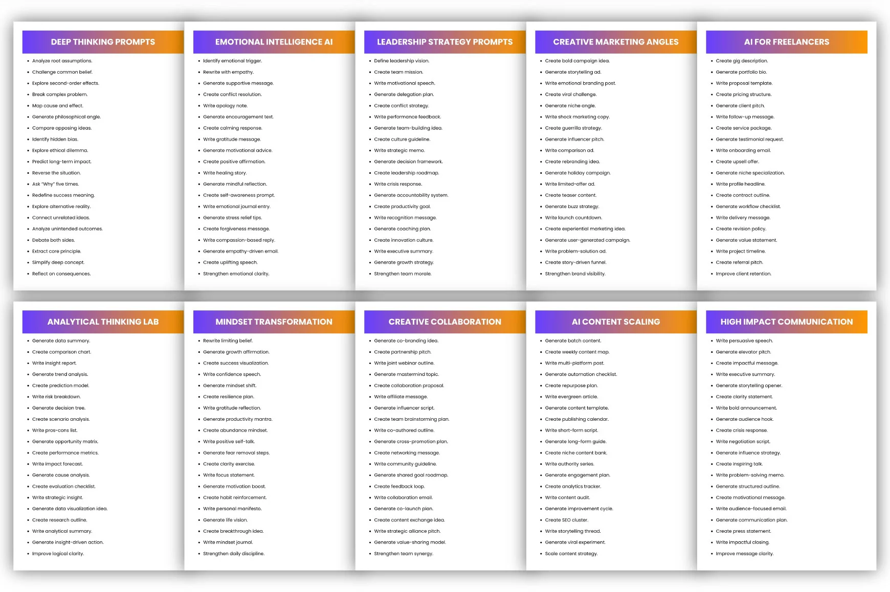 Creative AI Secrets Prompts - Image 3