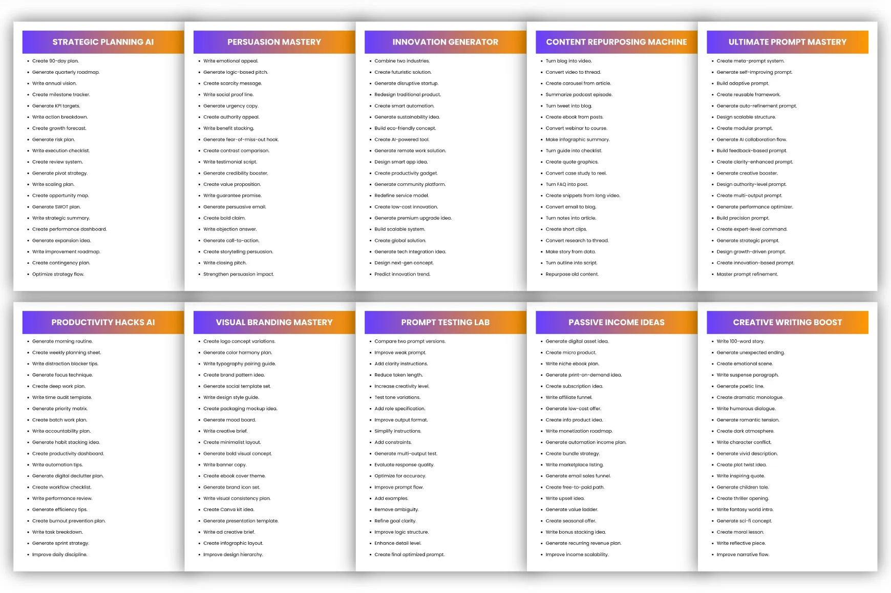 Creative AI Secrets Prompts - Image 4