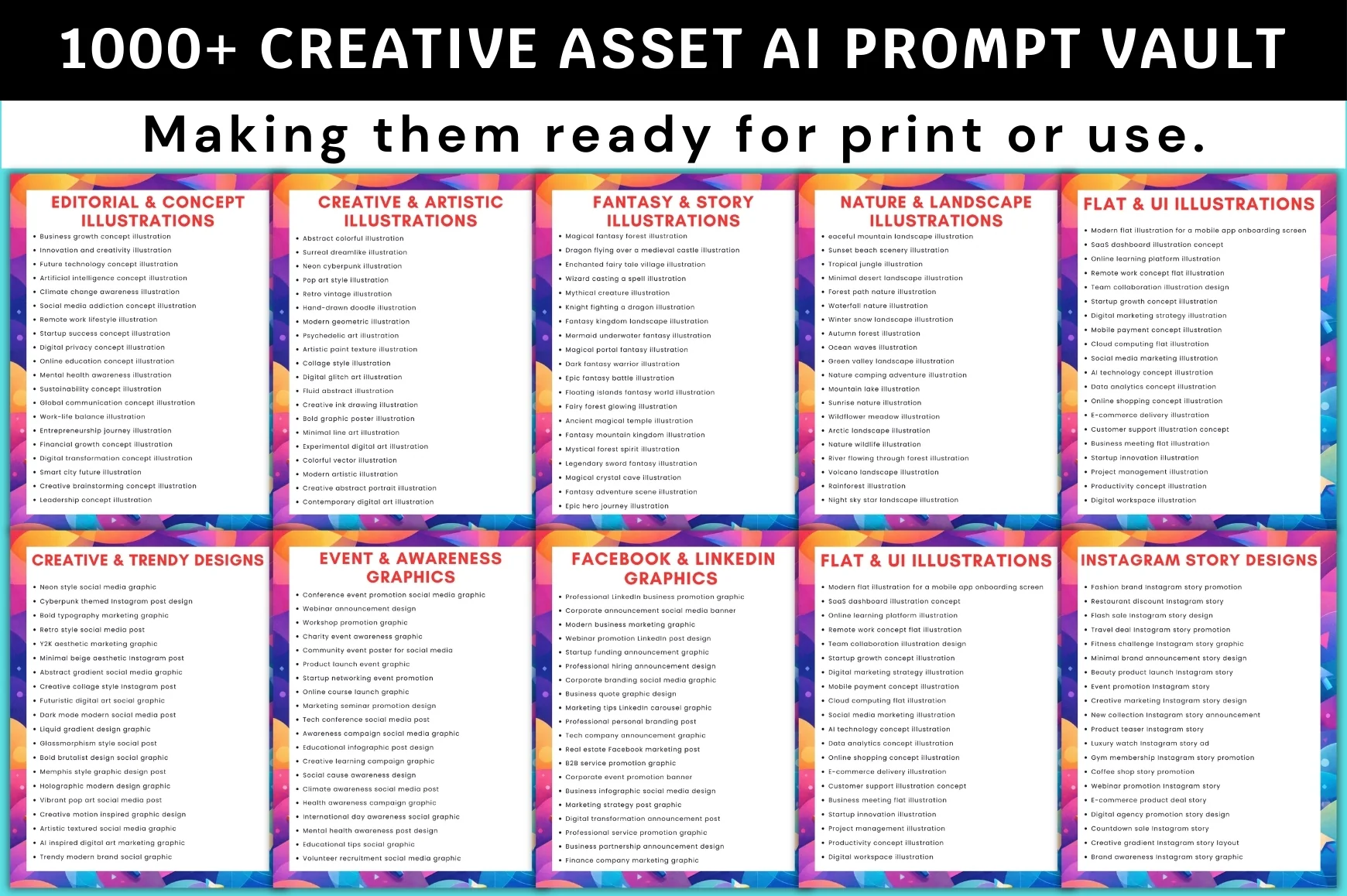 Creative Asset AI Vault Prompts - Image 2