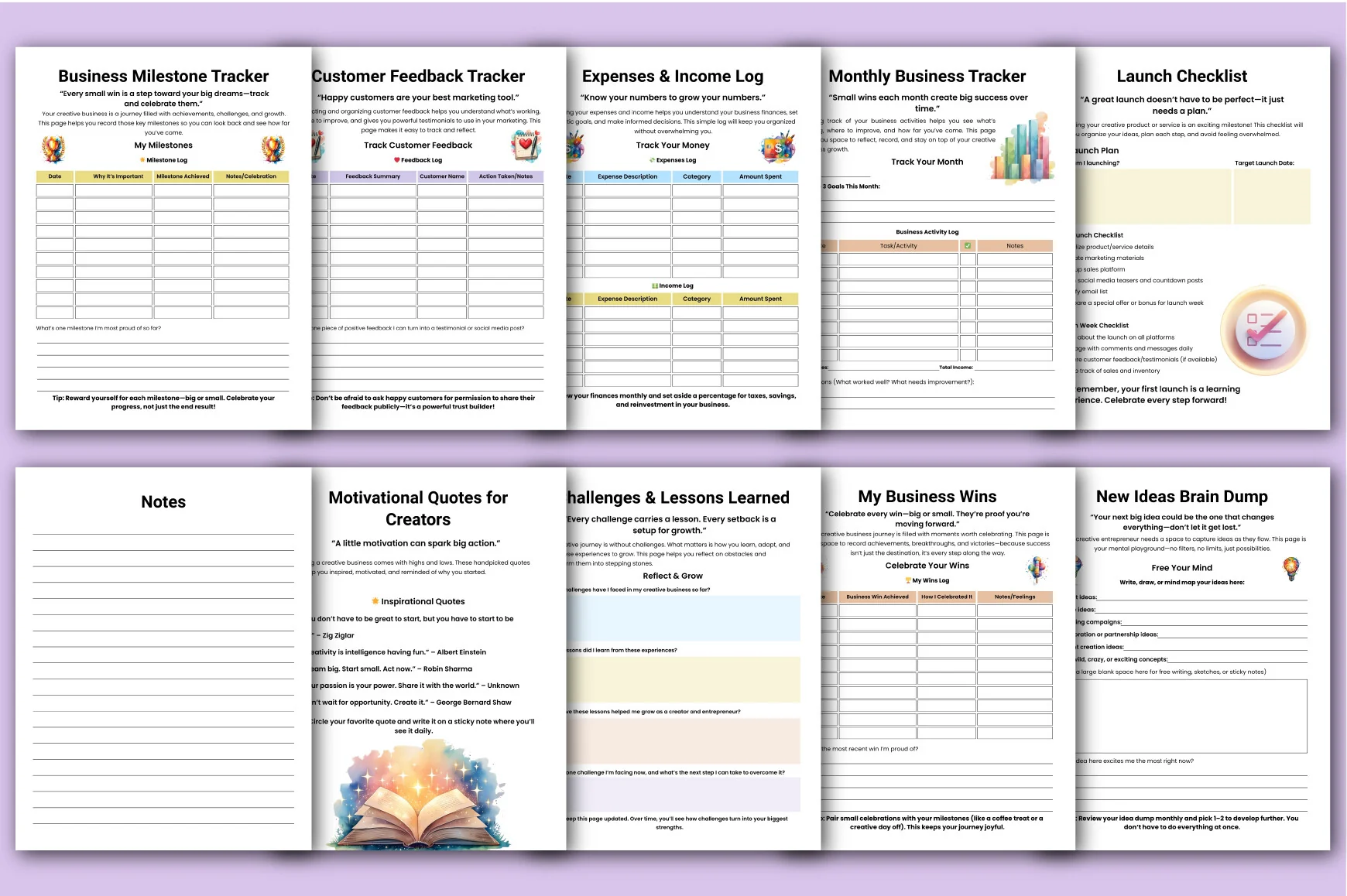 Creative Business Guidebook Planner - Image 3