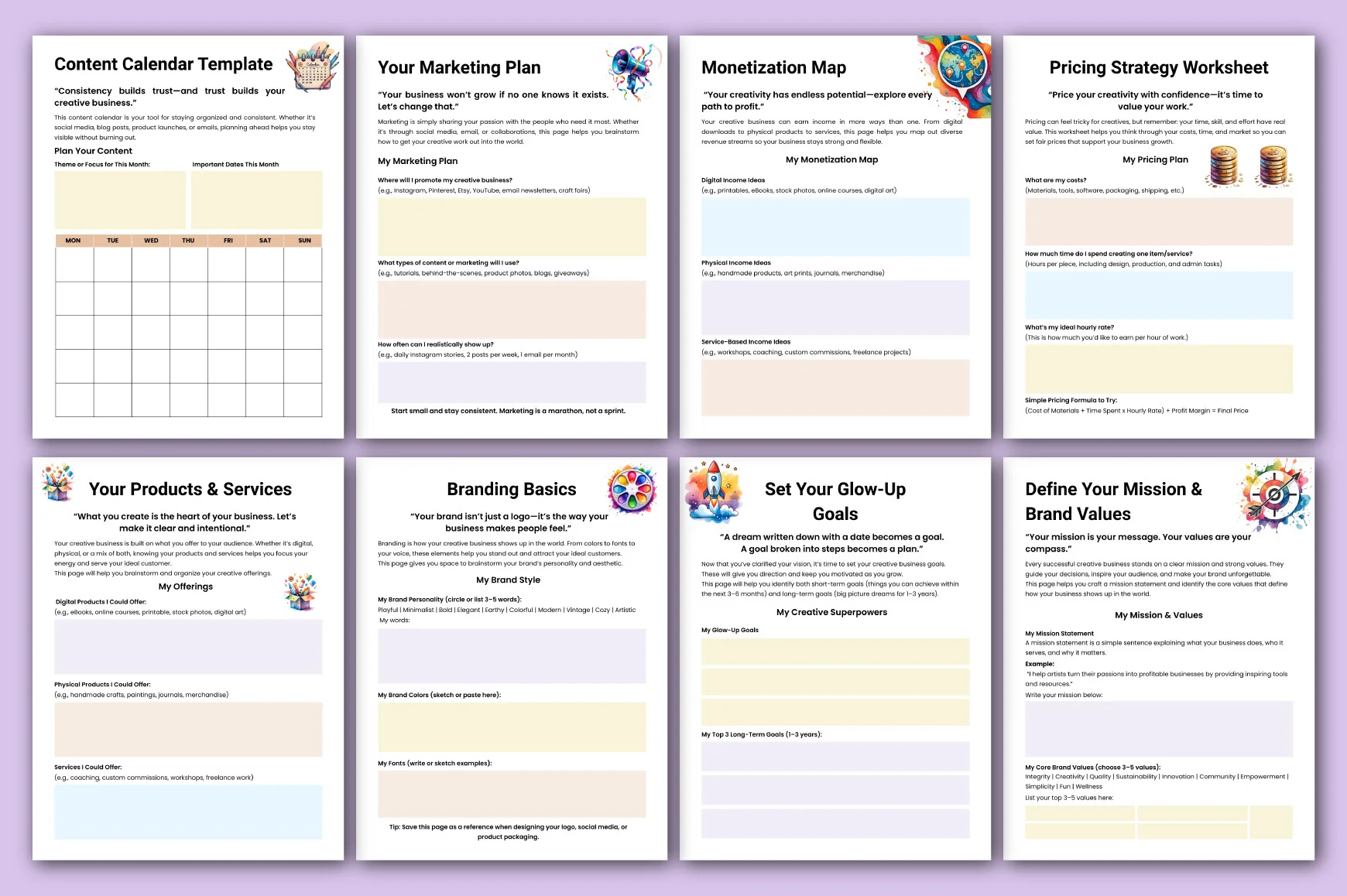 Creative Business Guidebook Planner - Image 4