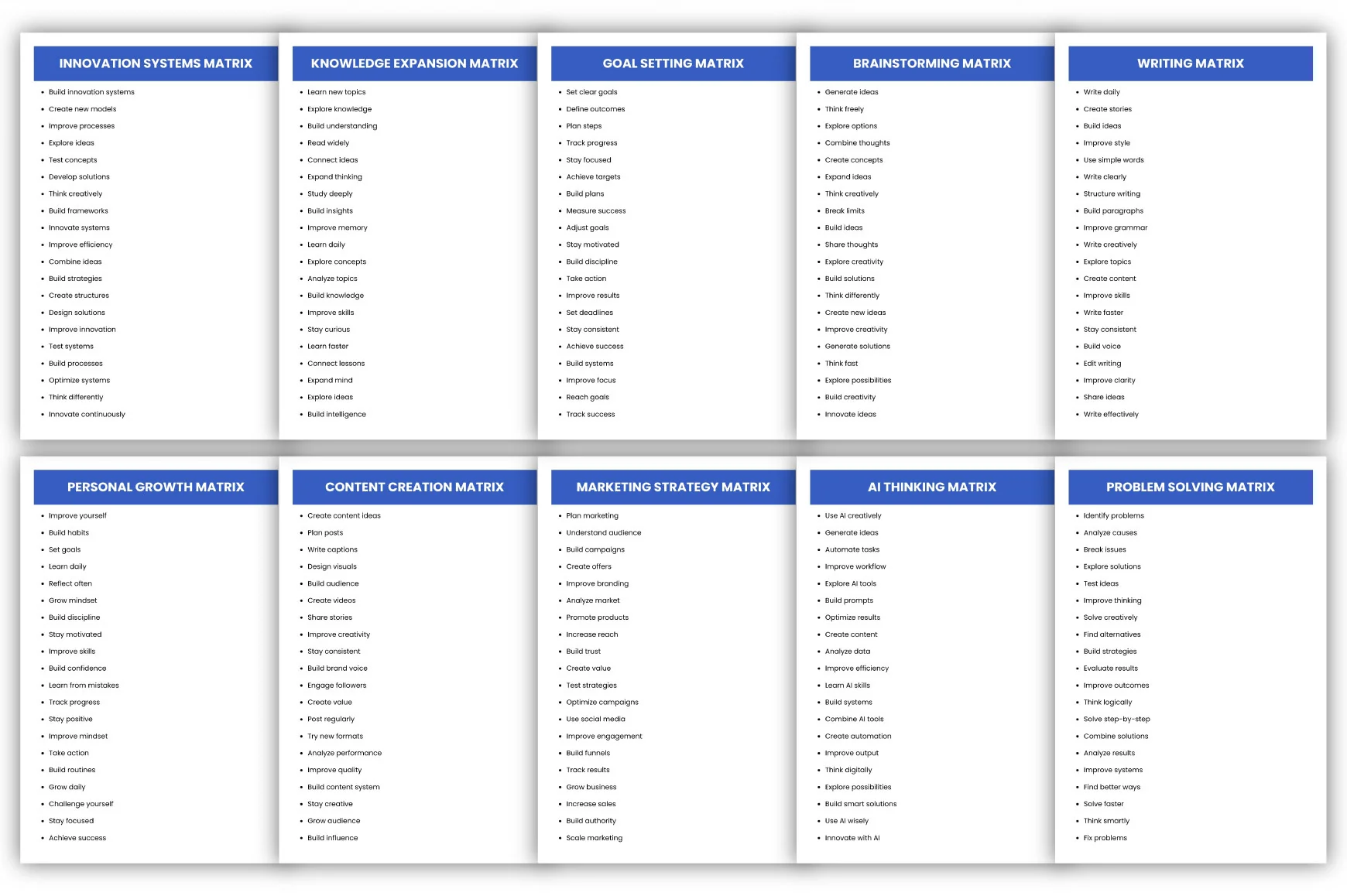 Creative Matrix Prompts - Image 2