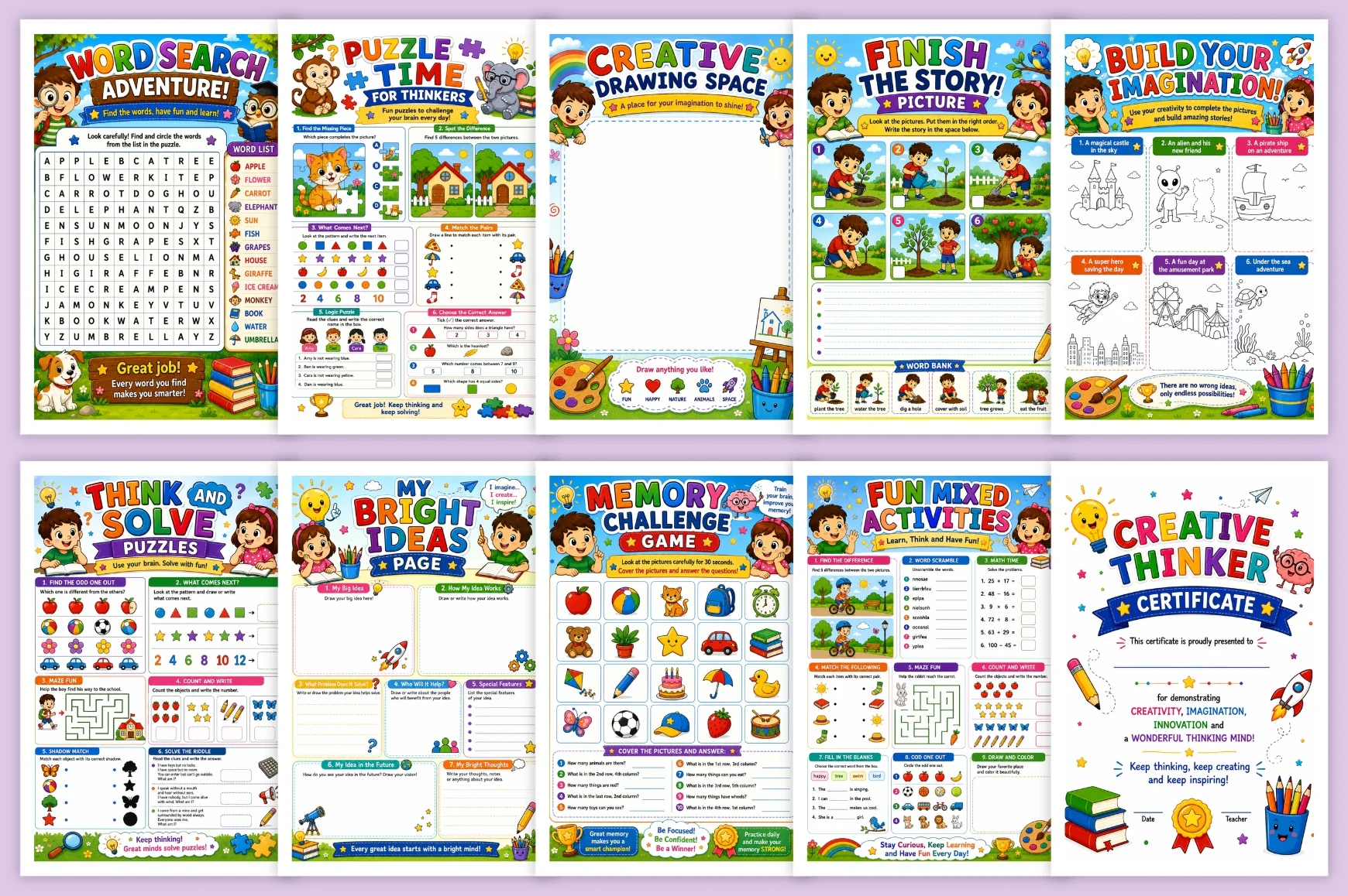 Creative Thinkers Activity Book - Image 3