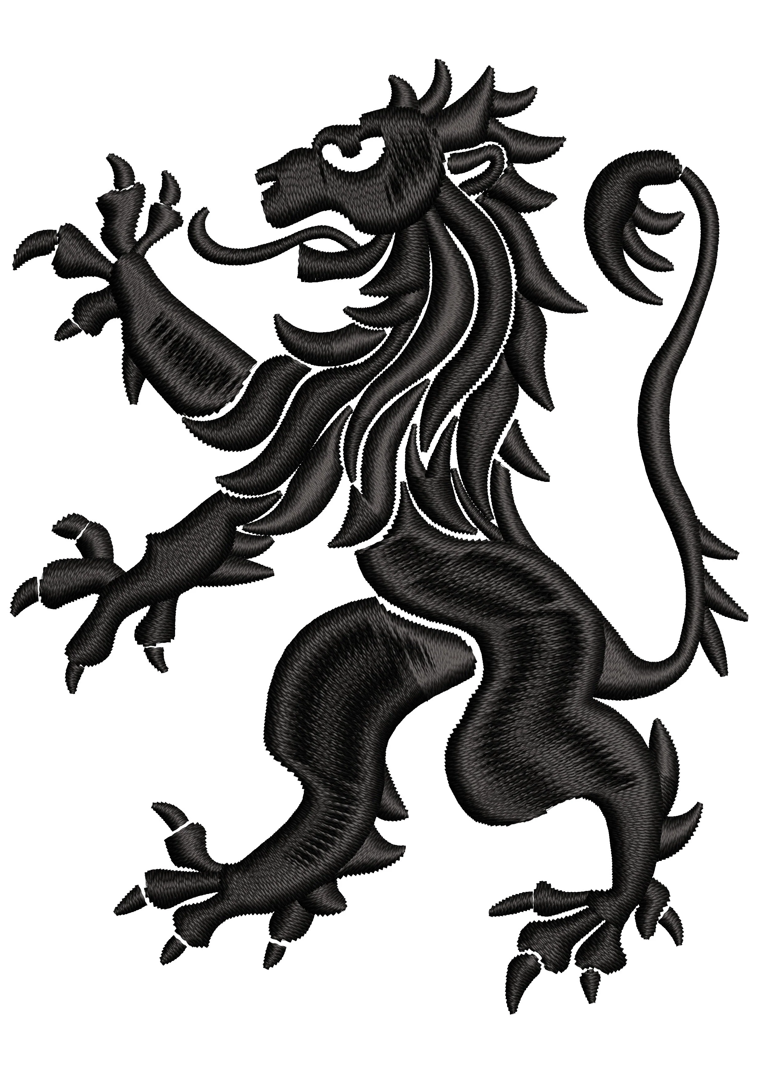Creature Lion Embroidery Design