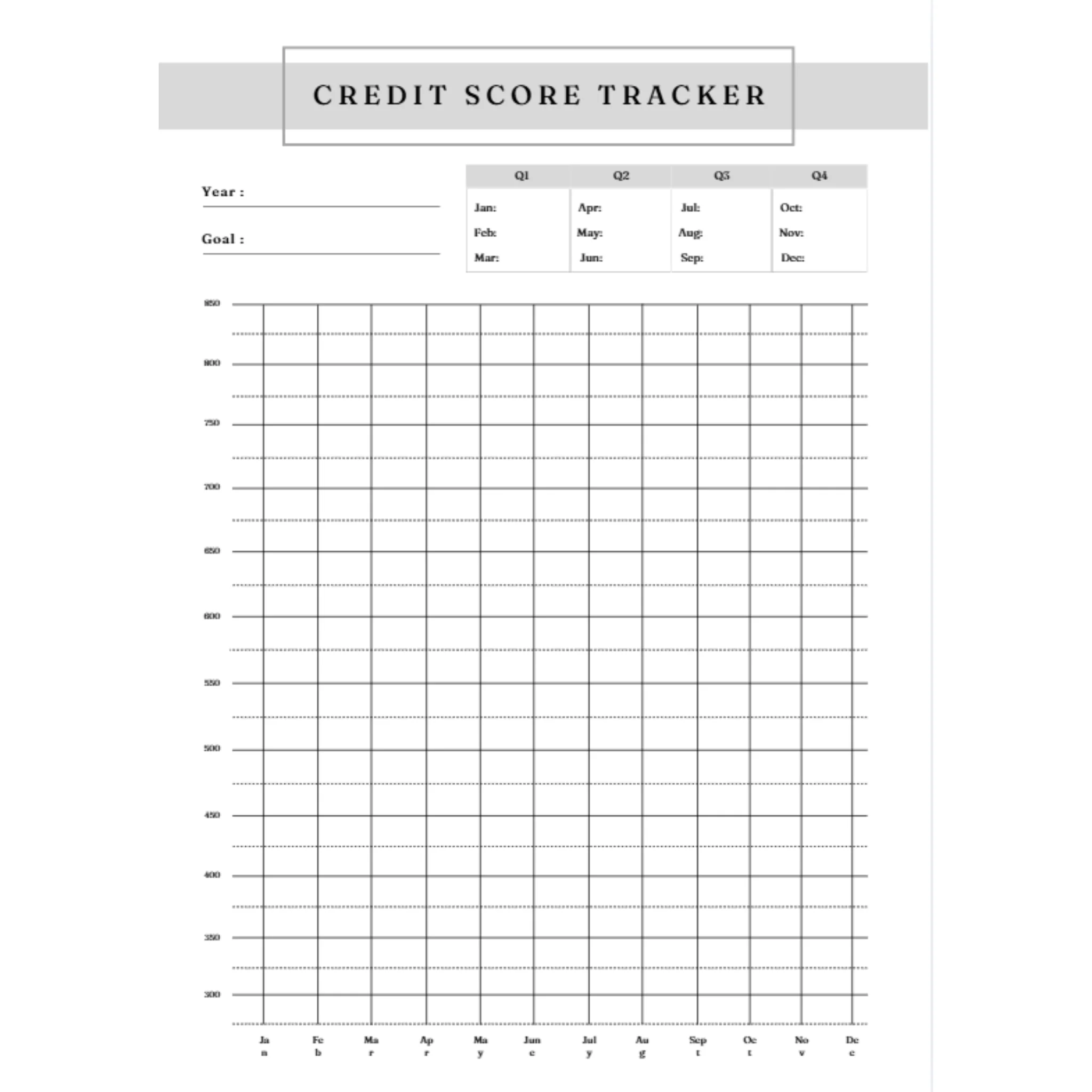 Credit Trackers Bundle - Image 4