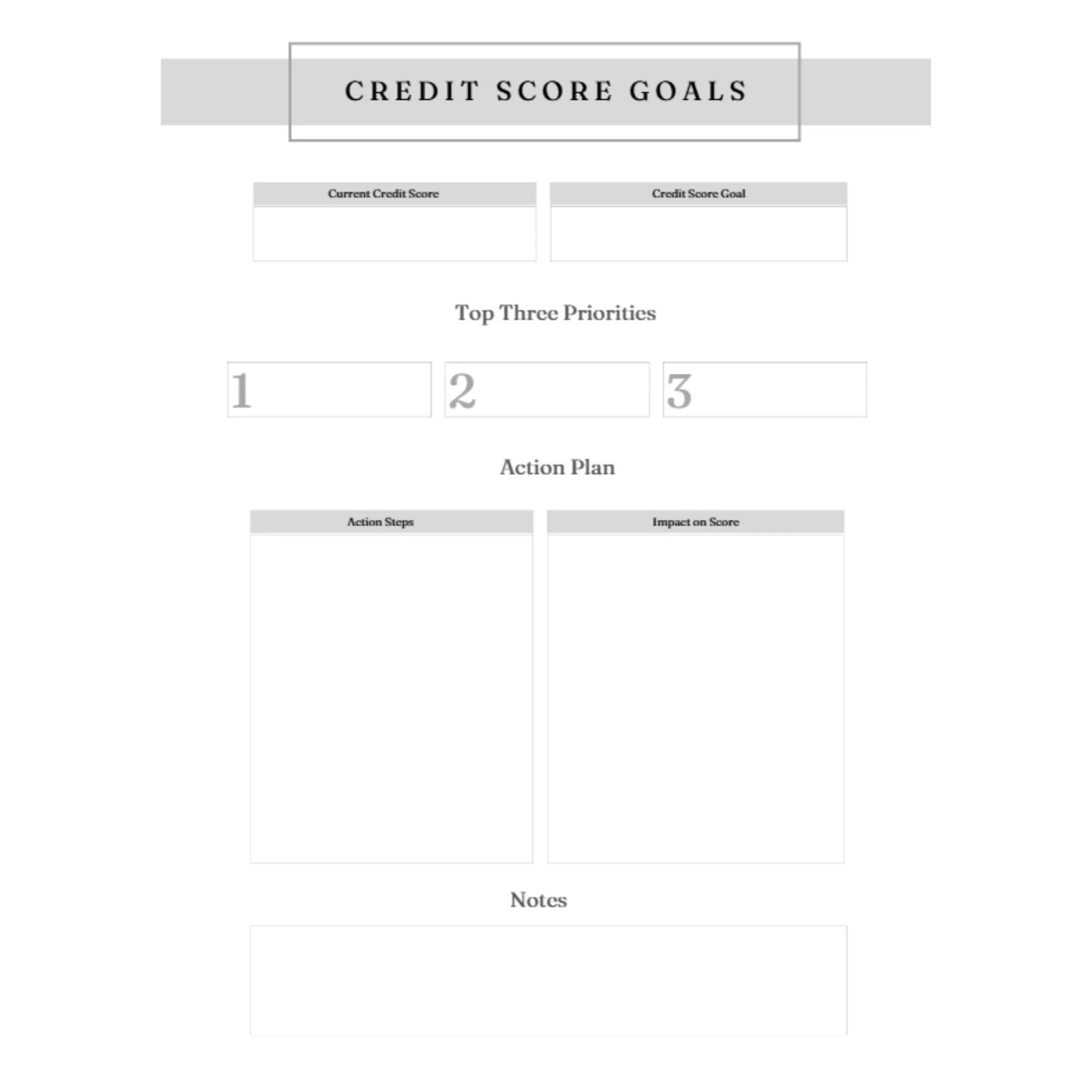 Credit Trackers Bundle - Image 5