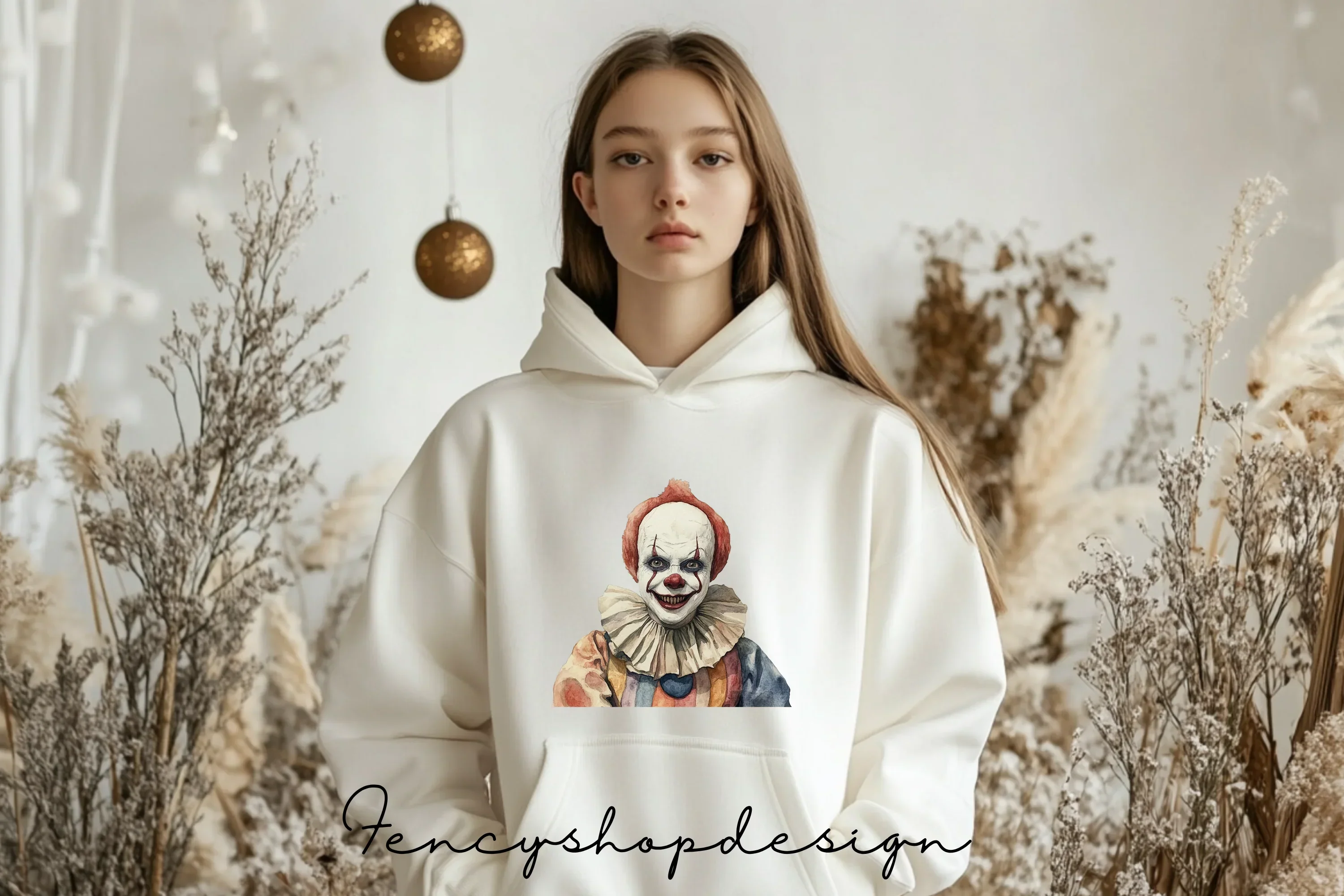 Creepy Clown Clipart Bundle - Image 5