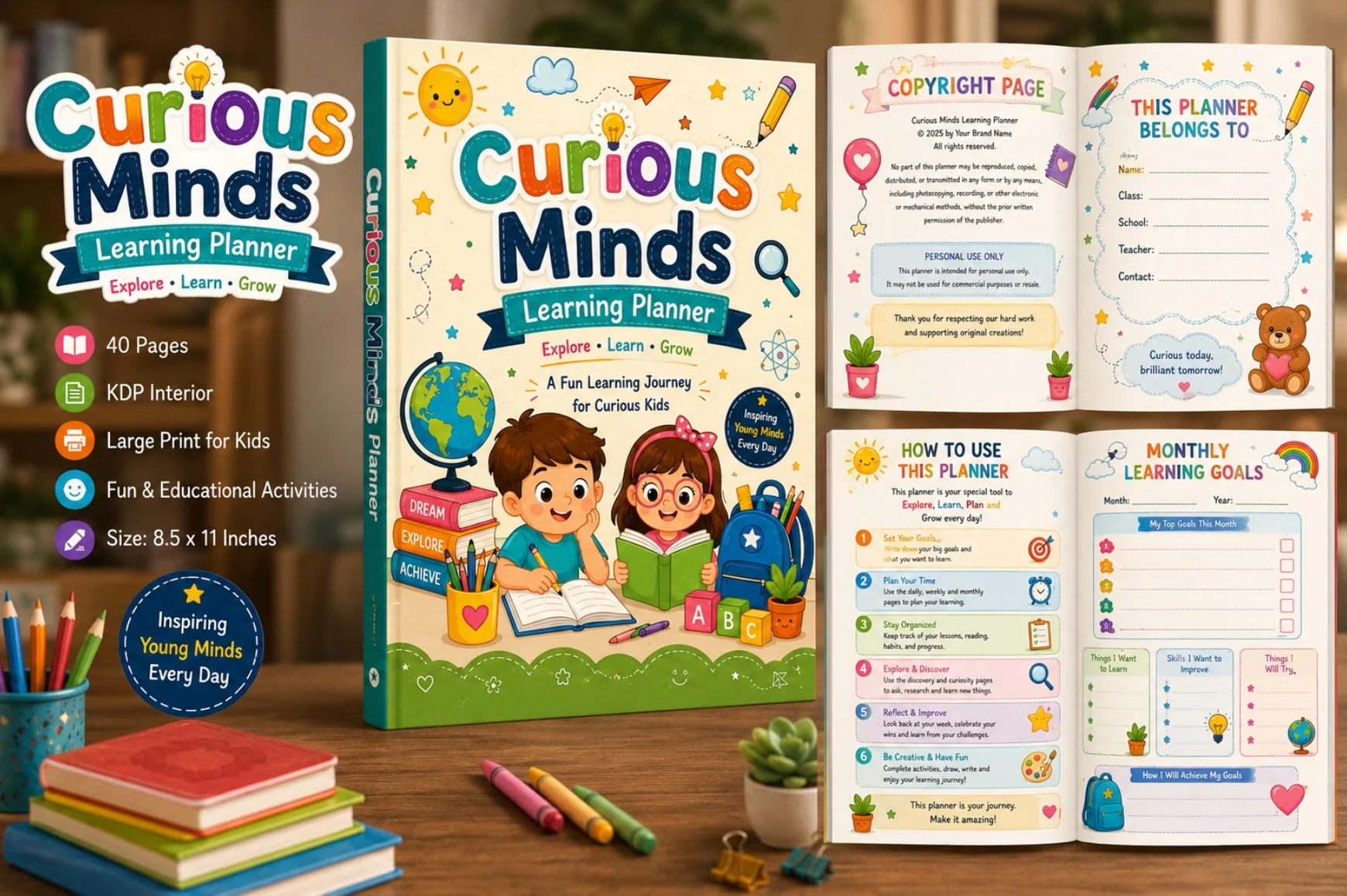 Curious Minds Learning Planner