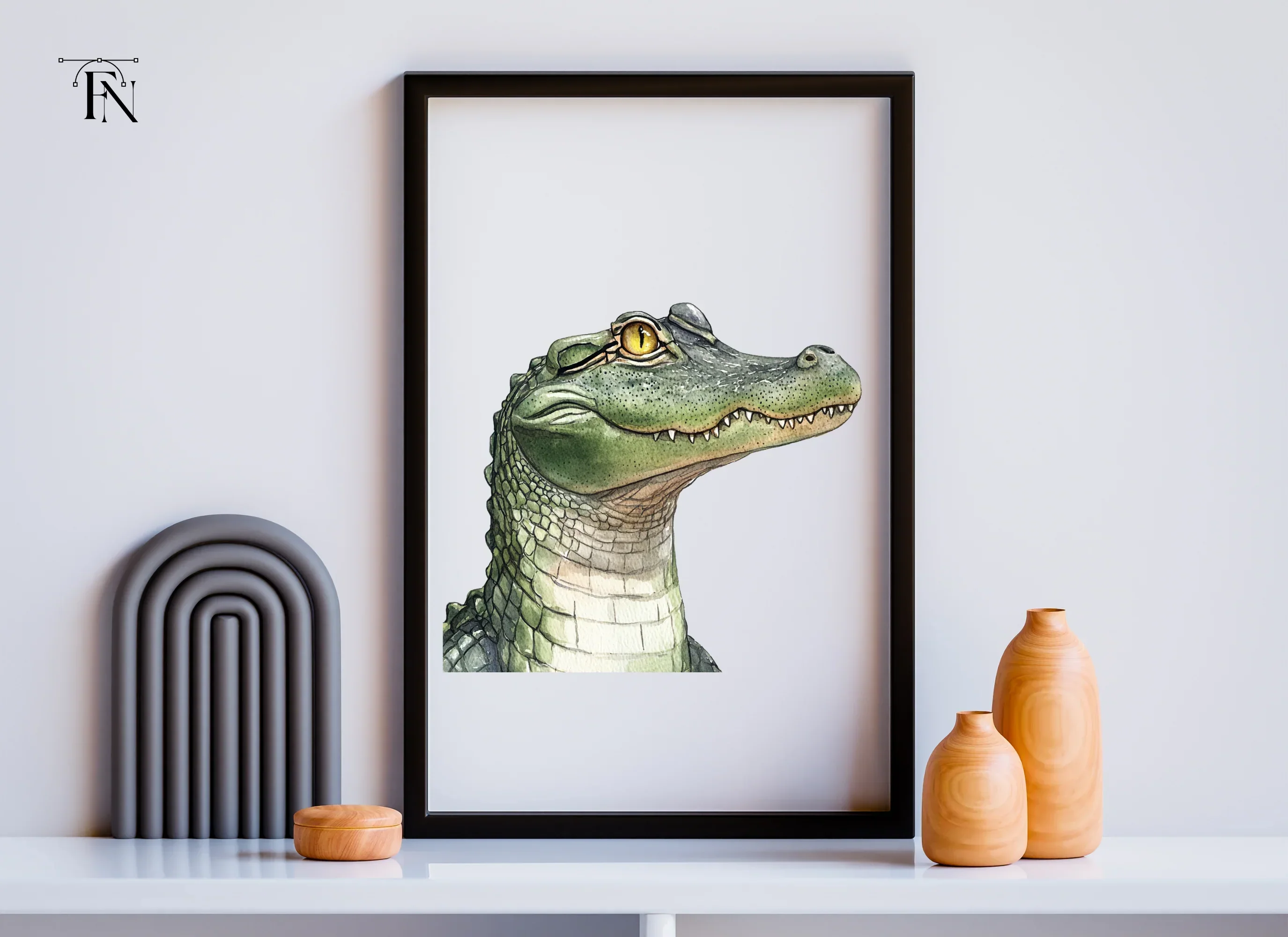 Cute Alligator Clipart Bundle - Image 6