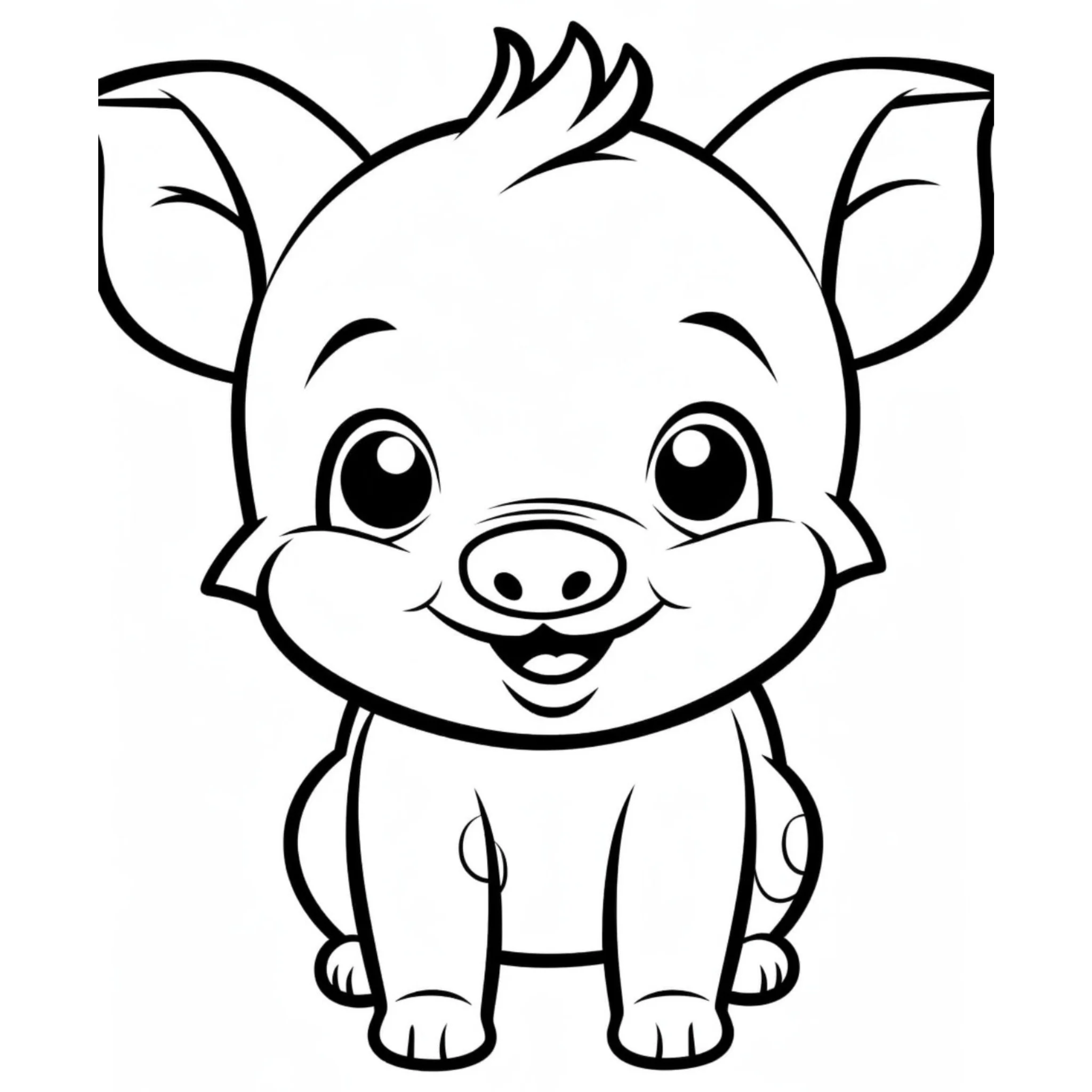 Cute Baby Animals Coloring Book - Image 2
