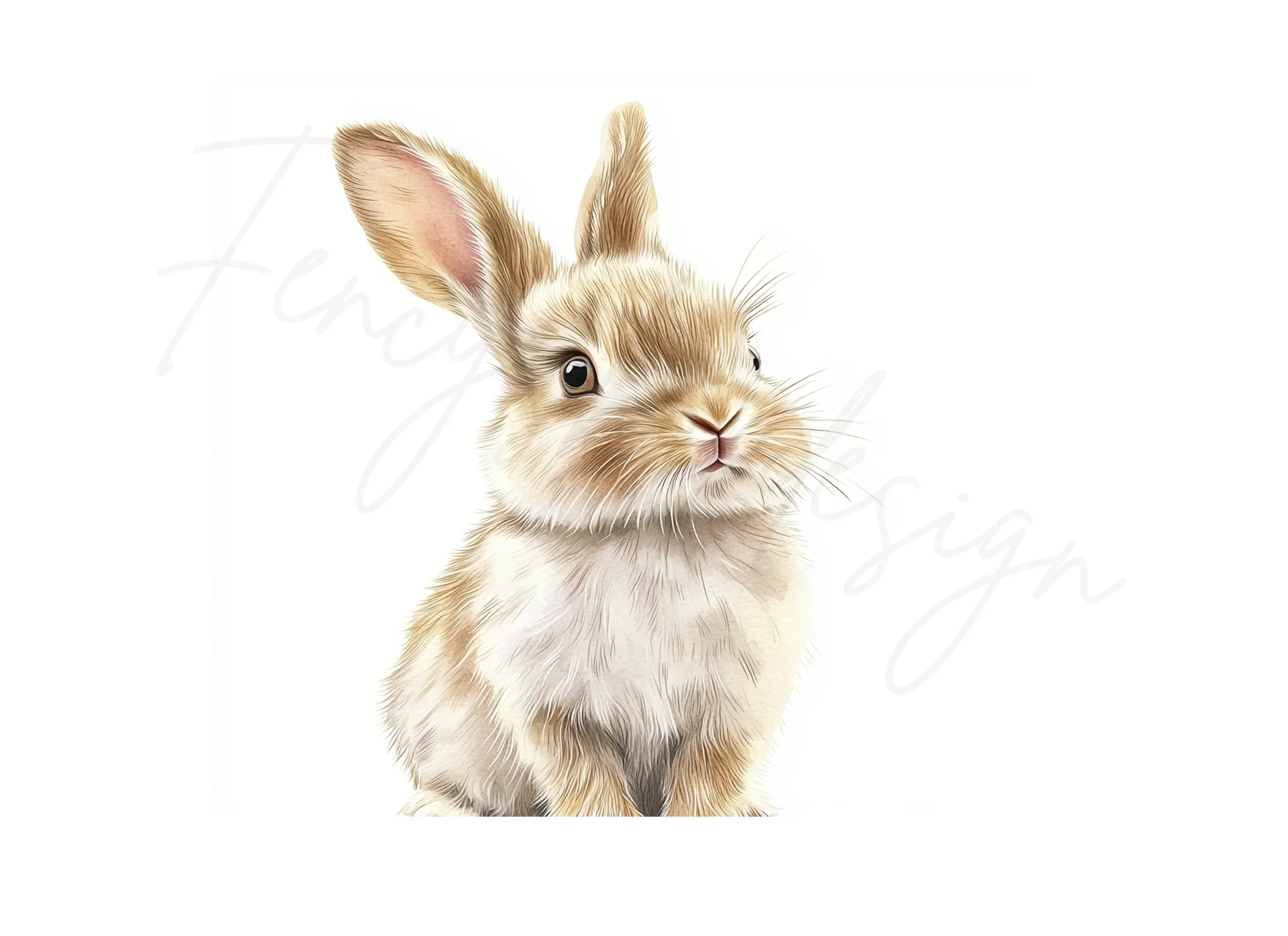 Cute Baby Bunny Clipart Bundle - Image 2