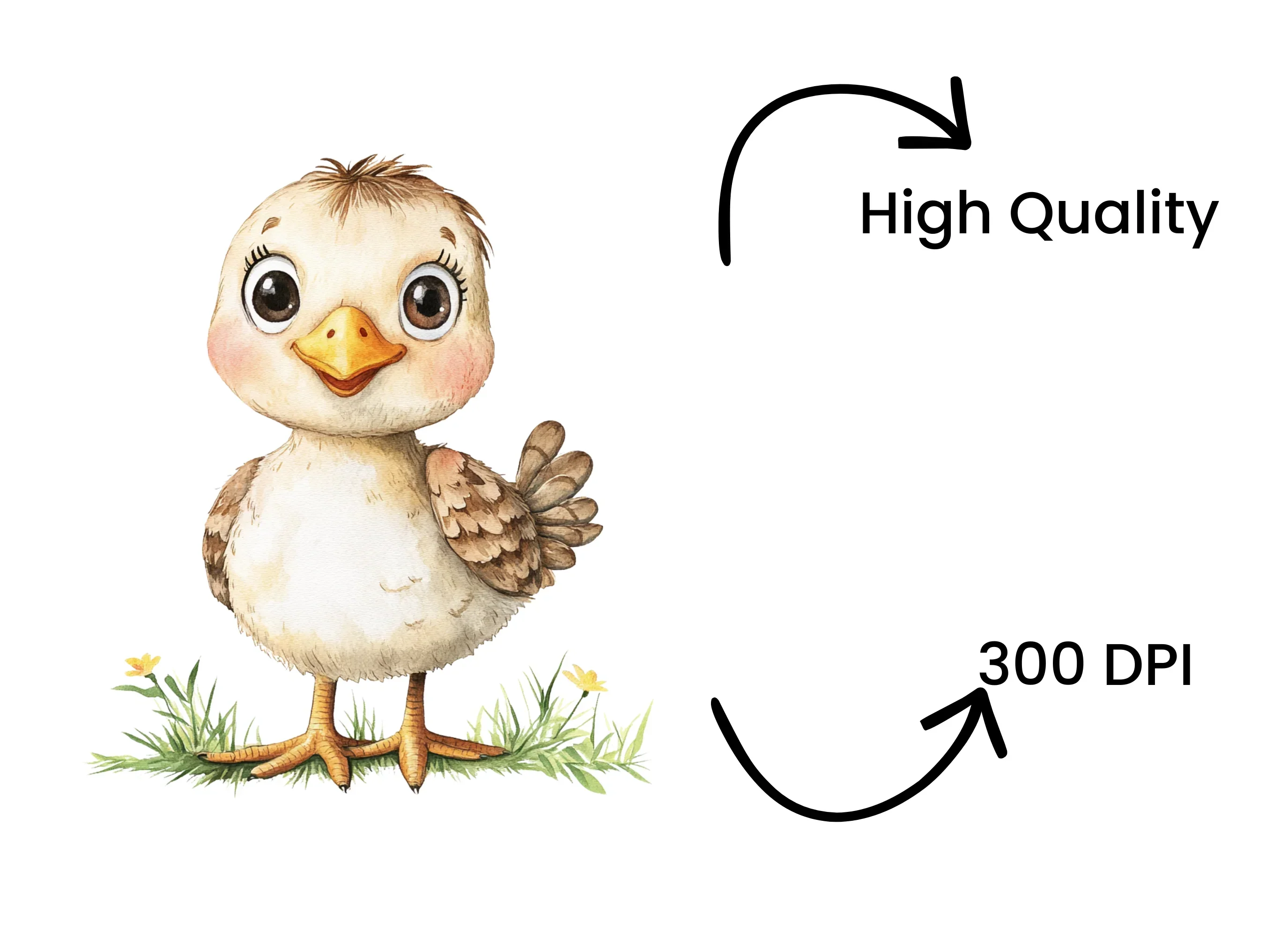 Cute Baby Chicks Clipart Bundle - Image 4