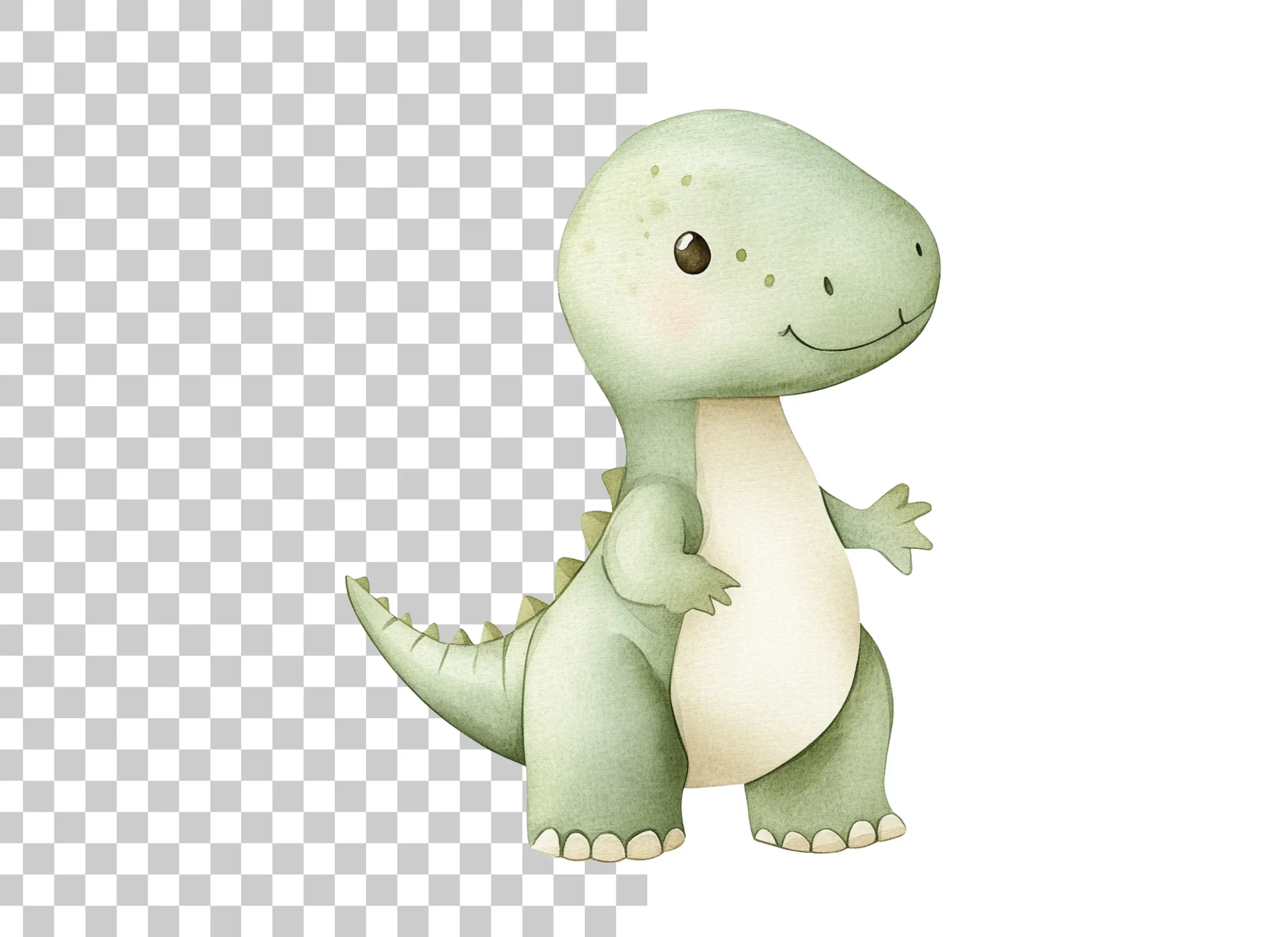 Cute Baby Dinosaur Clipart Bundle - Image 2