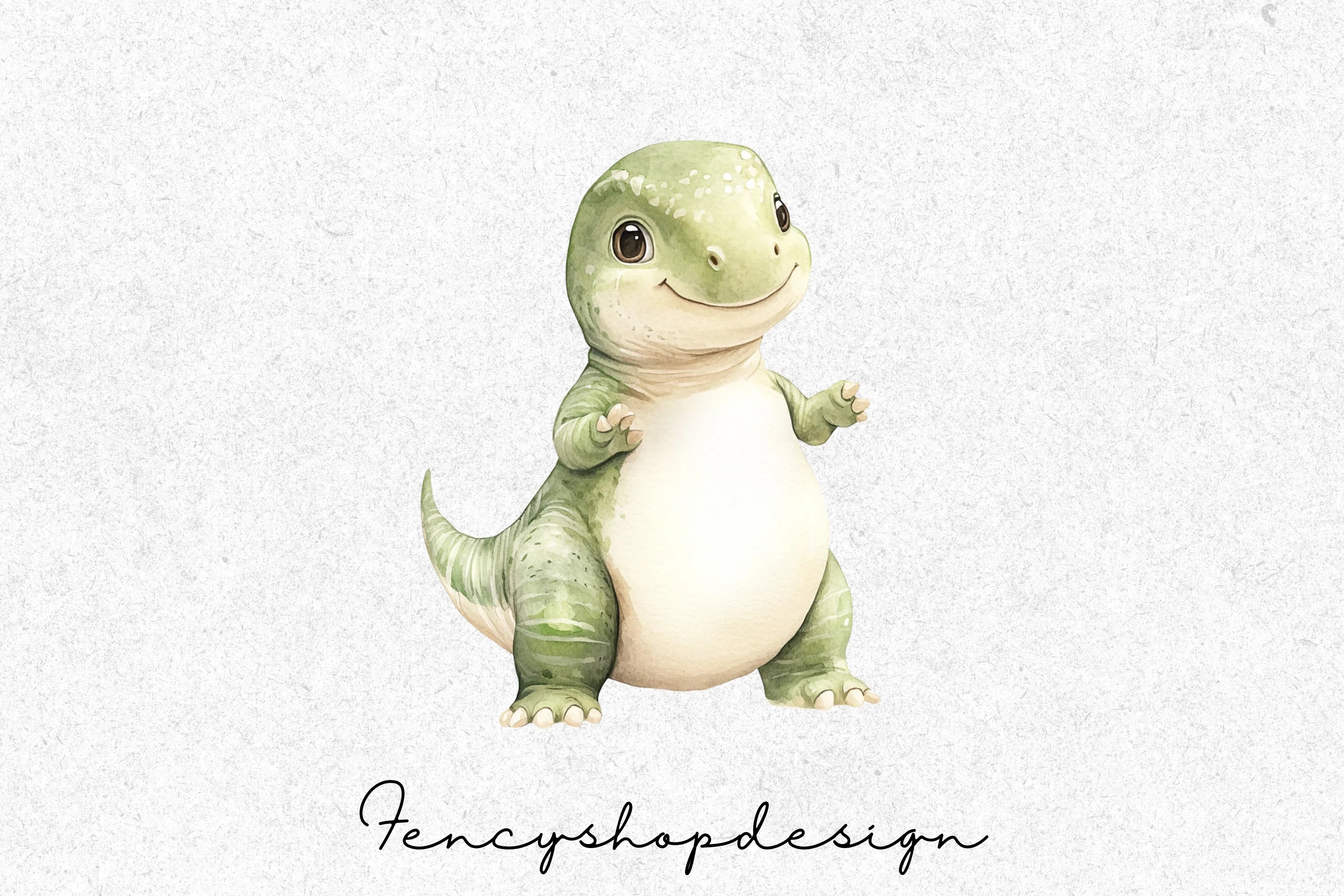 Cute Baby Dinosaur Clipart Bundle - Image 3