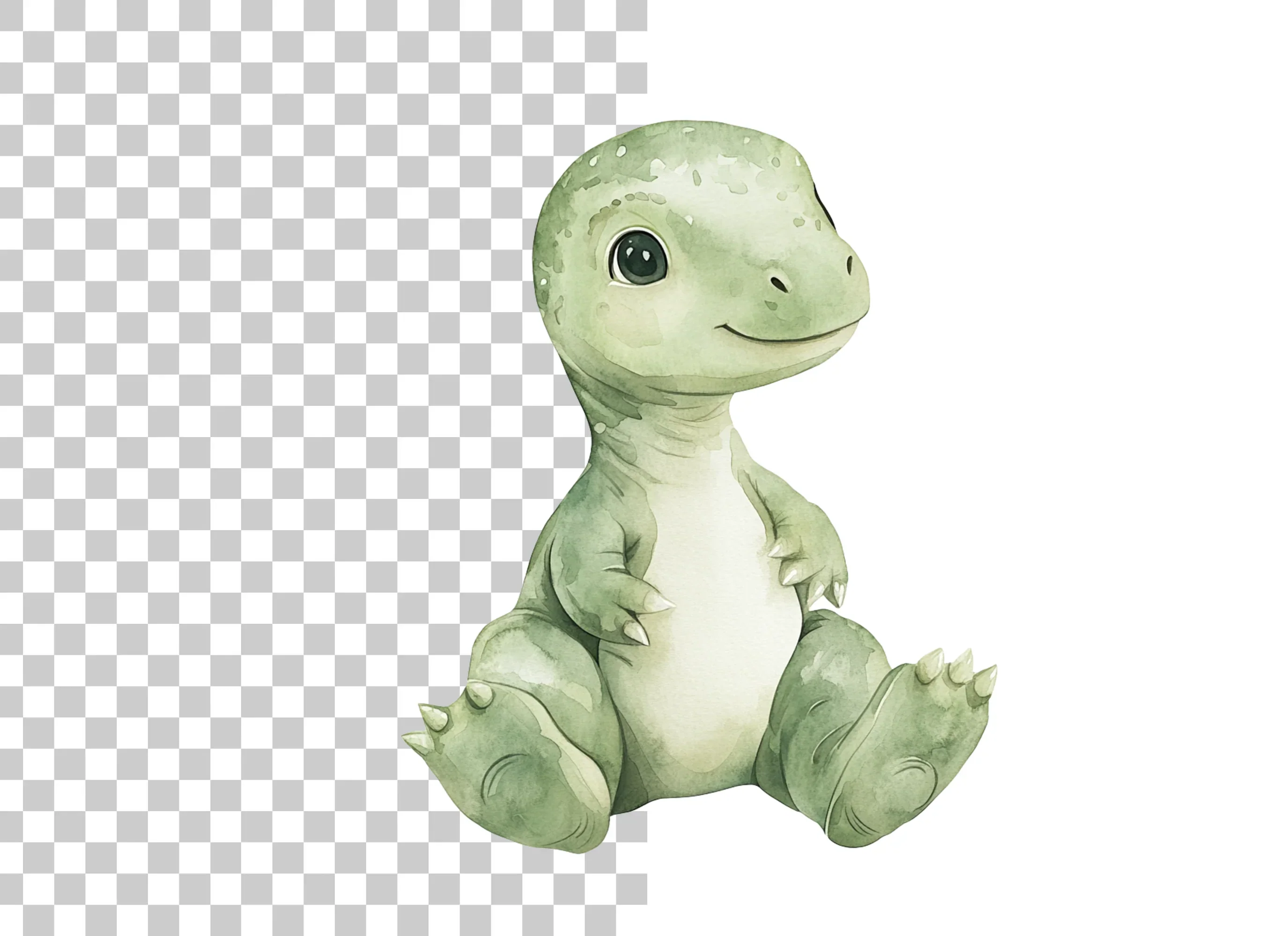 Cute Baby Dinosaur Clipart Bundle - Image 2