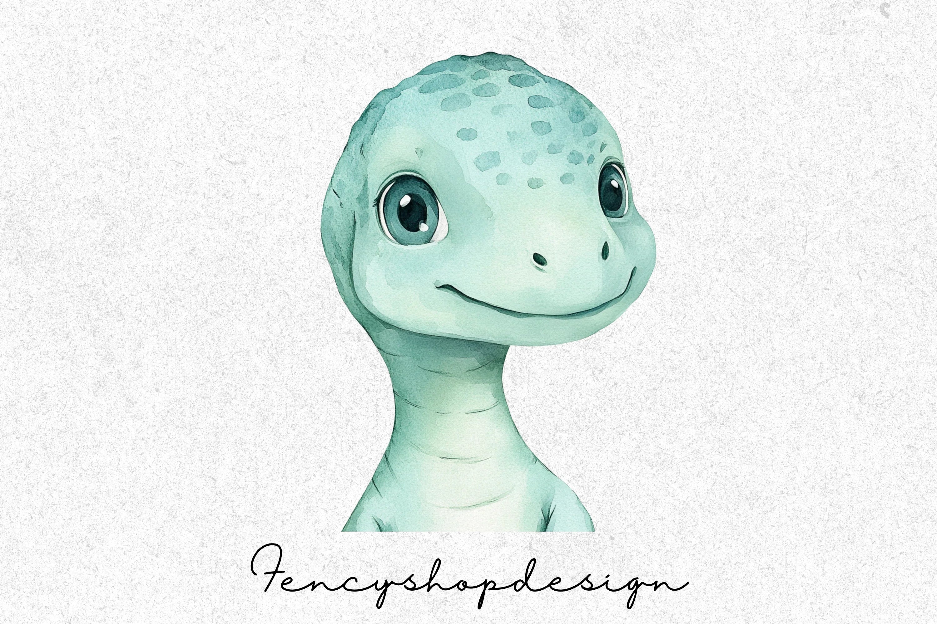 Cute Baby Dinosaur Clipart Bundle - Image 4