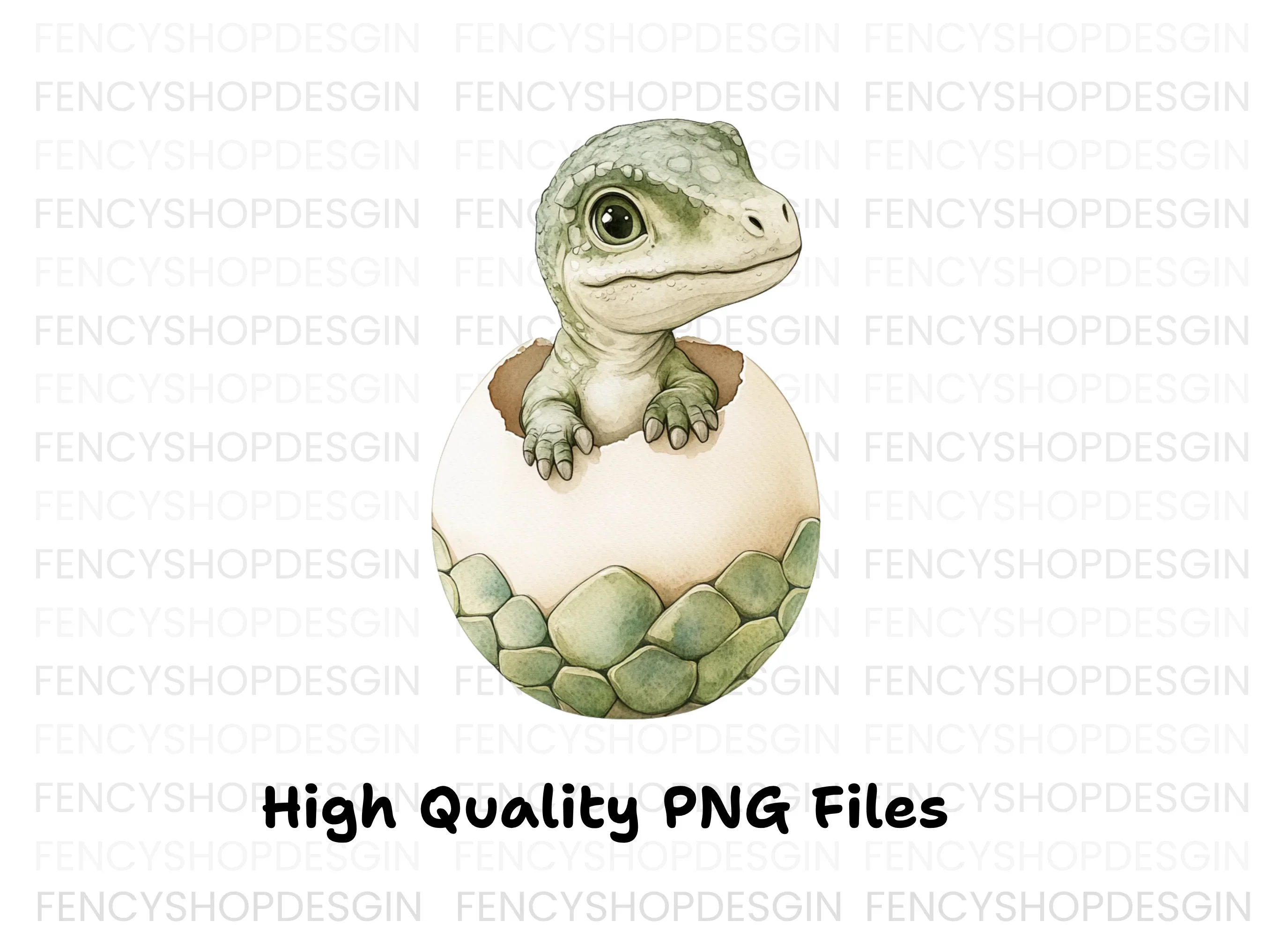 Cute Baby Dinosaur Hatching Clipart Bundle - Image 3